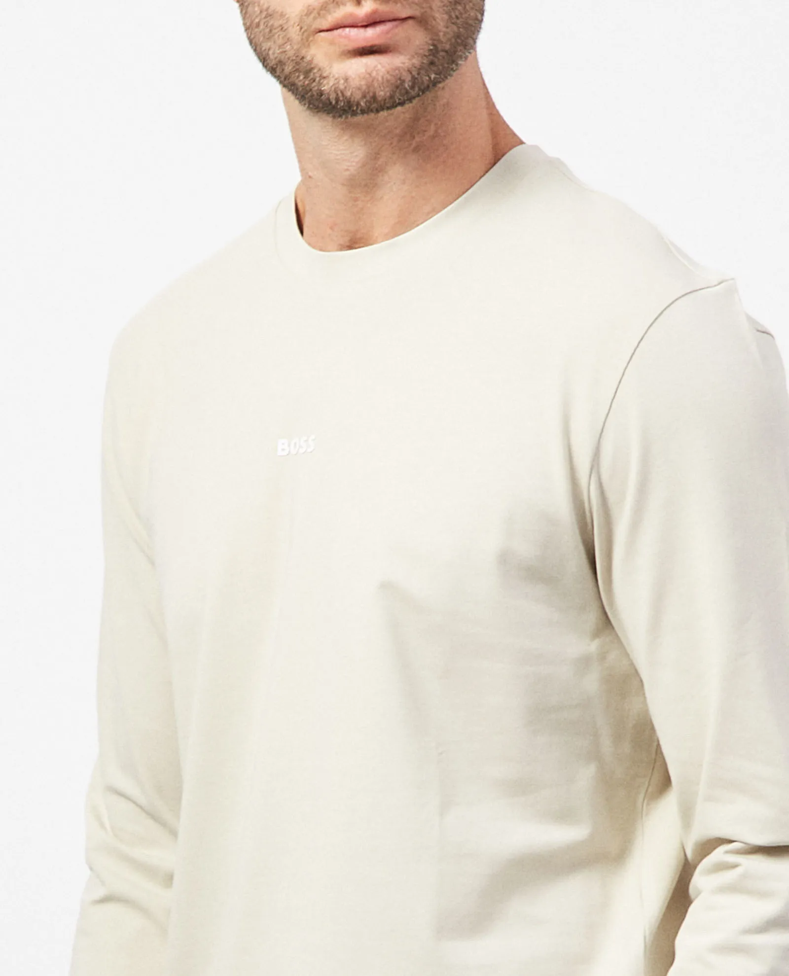 BOSS      Maglietta uomo Boss regular fit in cotone con logo
