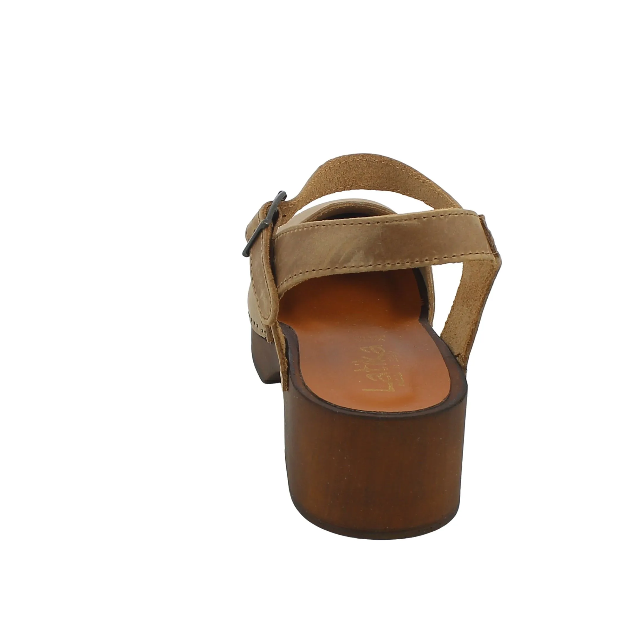 BRAND  Zoccolo in Nabuk Marrone con Cinturino 