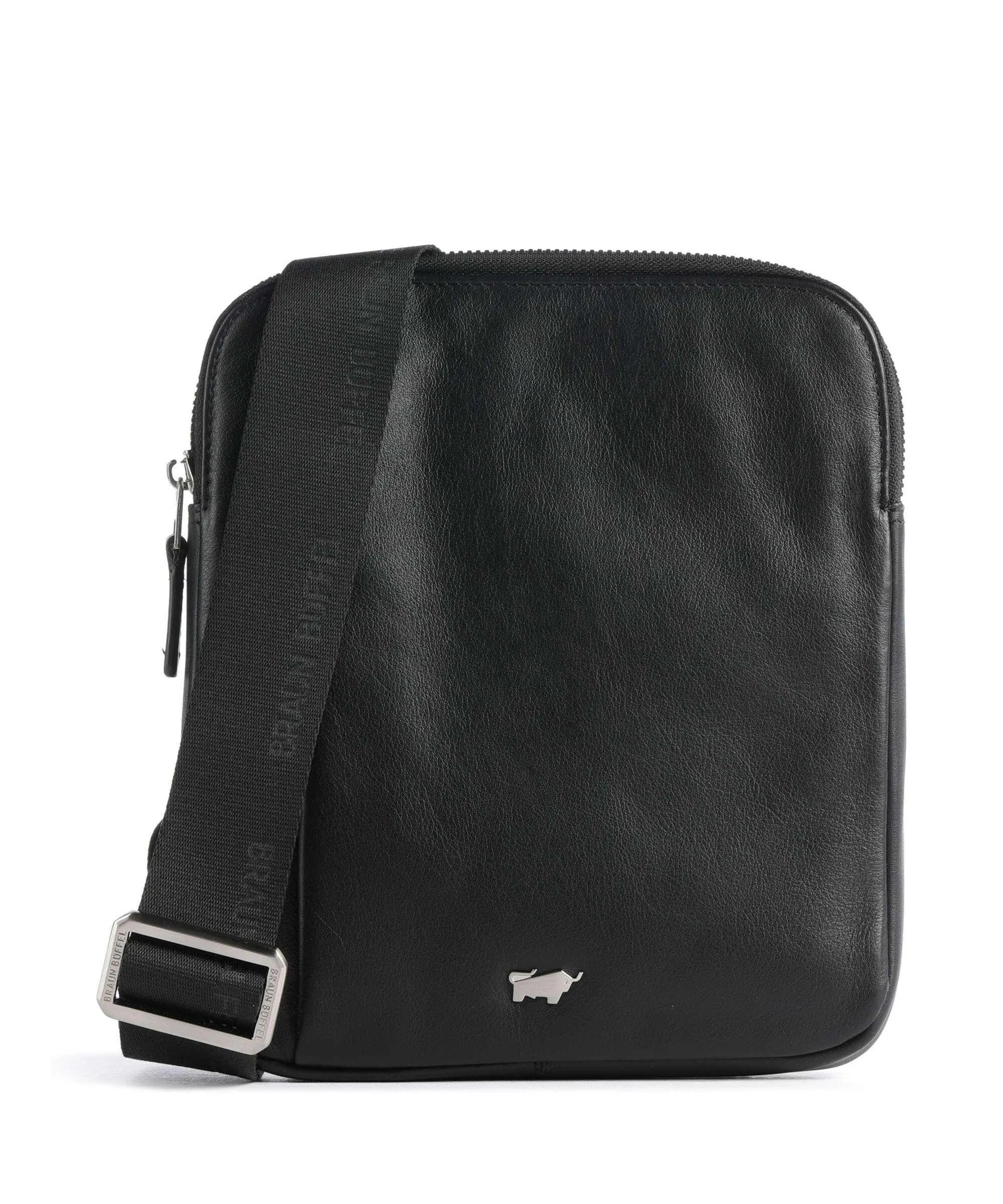  Braun Büffel Golf 2.0 Bags Borsa a tracolla pelle di vacchetta grana nero  