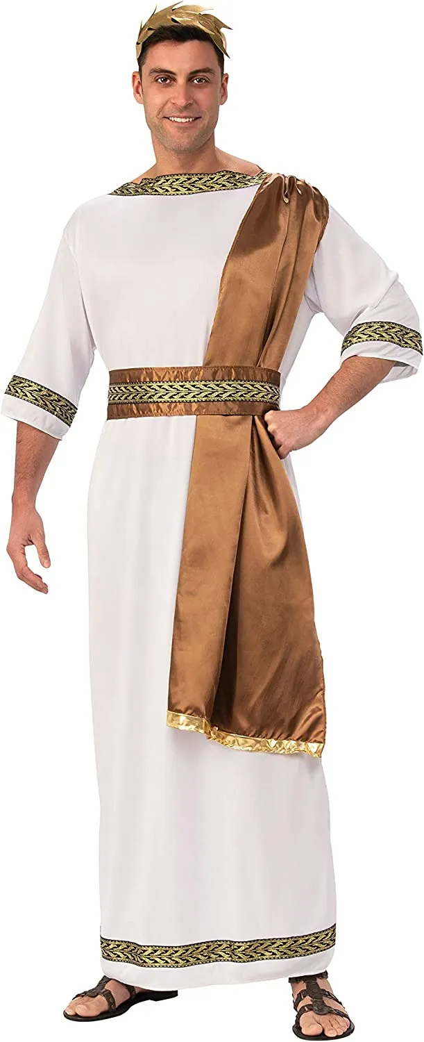 Bristol Novelty AC734 Costume da Dio Greco con Fusciacca, Marrone