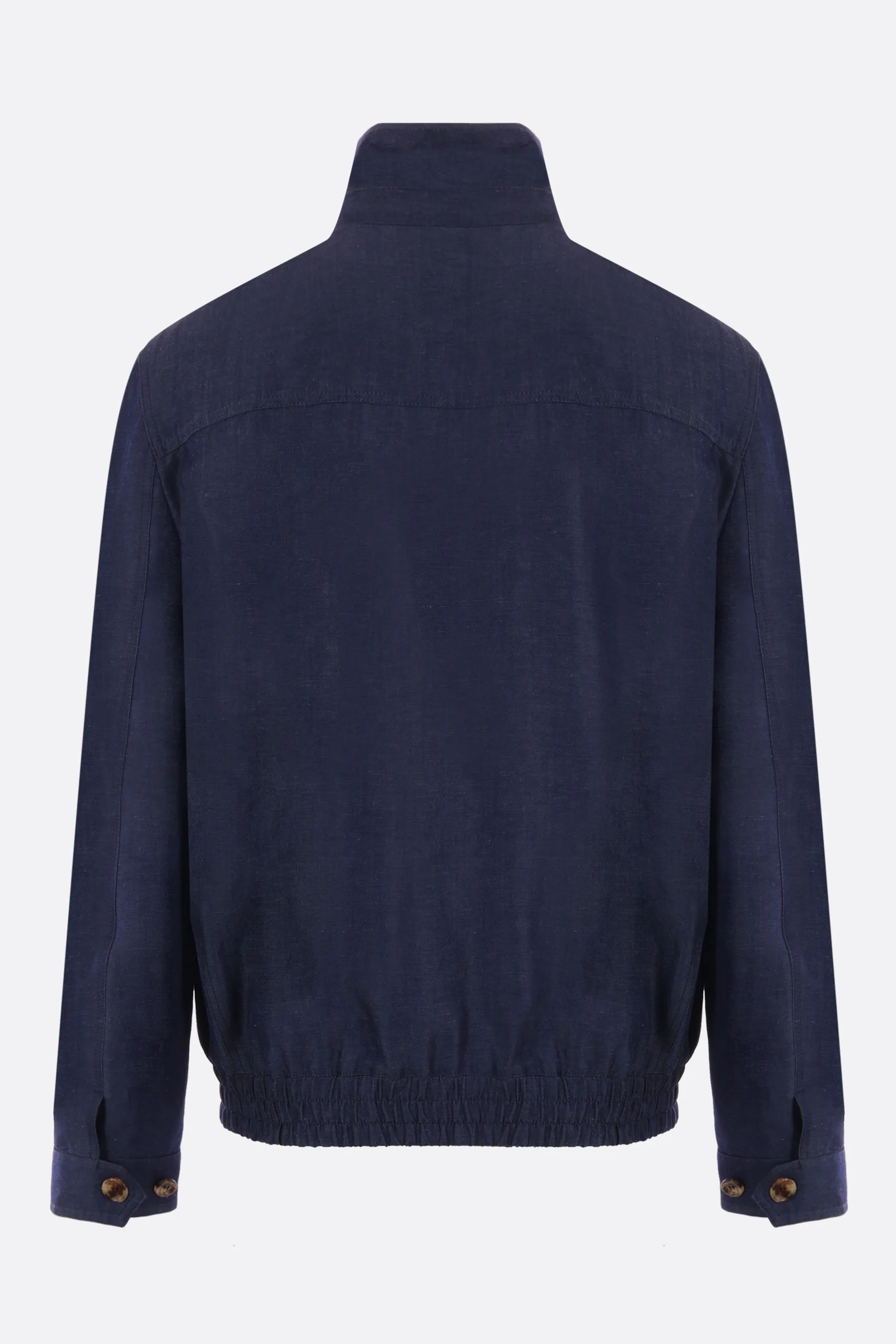 BRUNELLO CUCINELLI bomber in lana e lino
