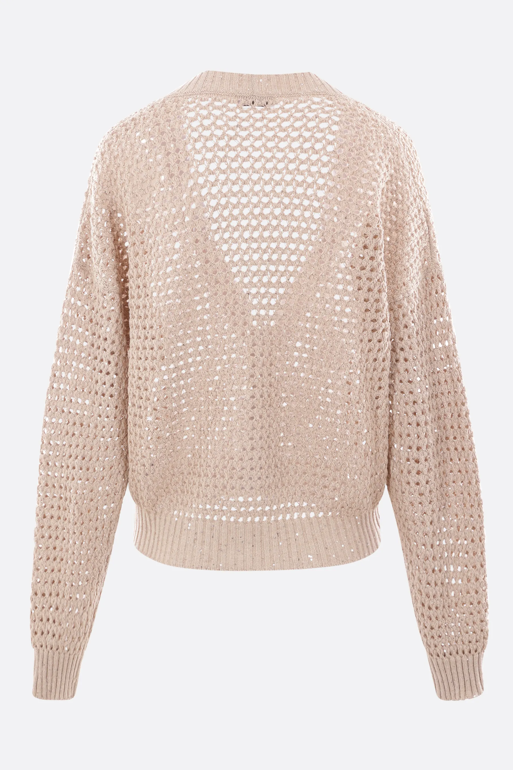 BRUNELLO CUCINELLI cardigan in misto cotone con paillettes