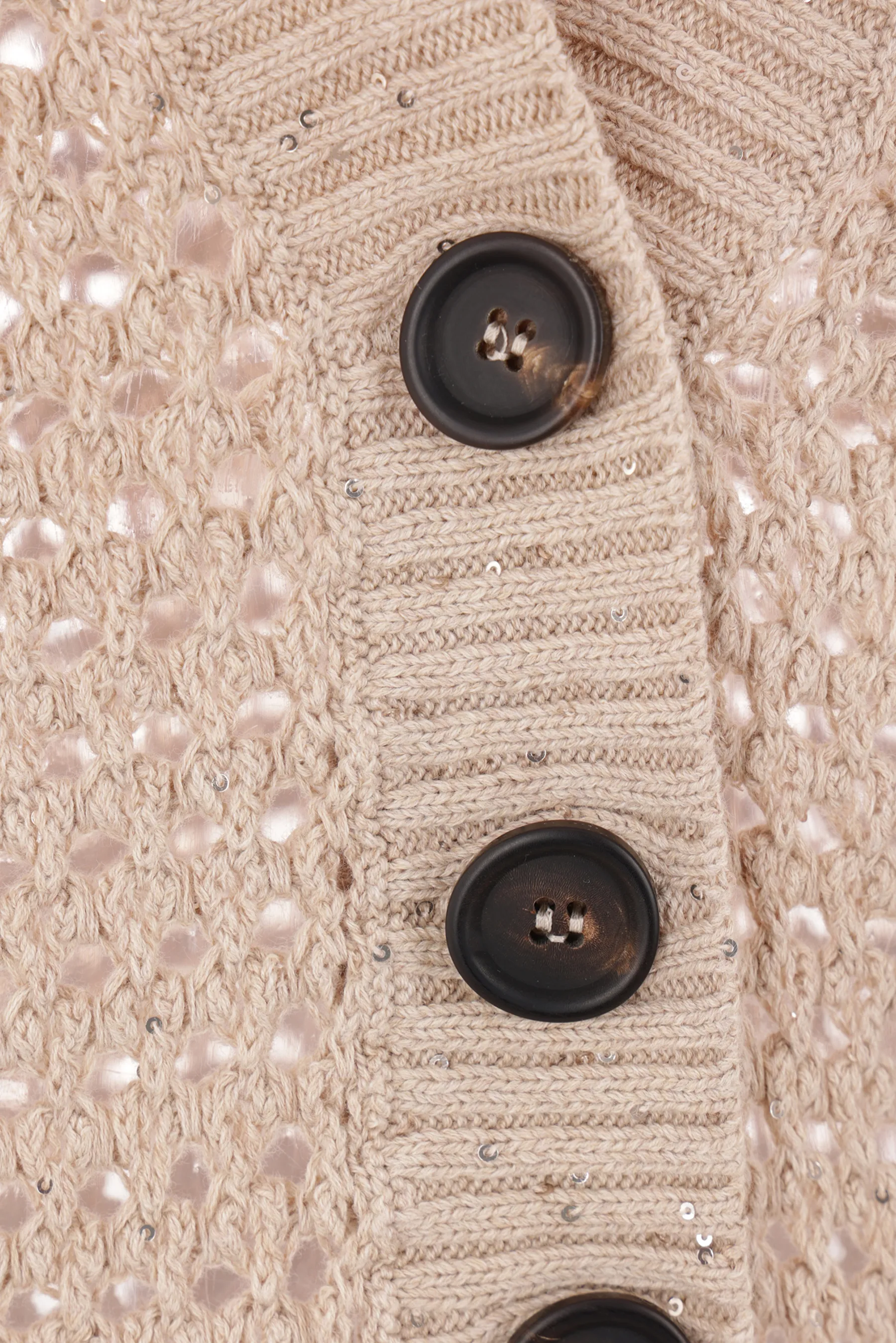 BRUNELLO CUCINELLI cardigan in misto cotone con paillettes