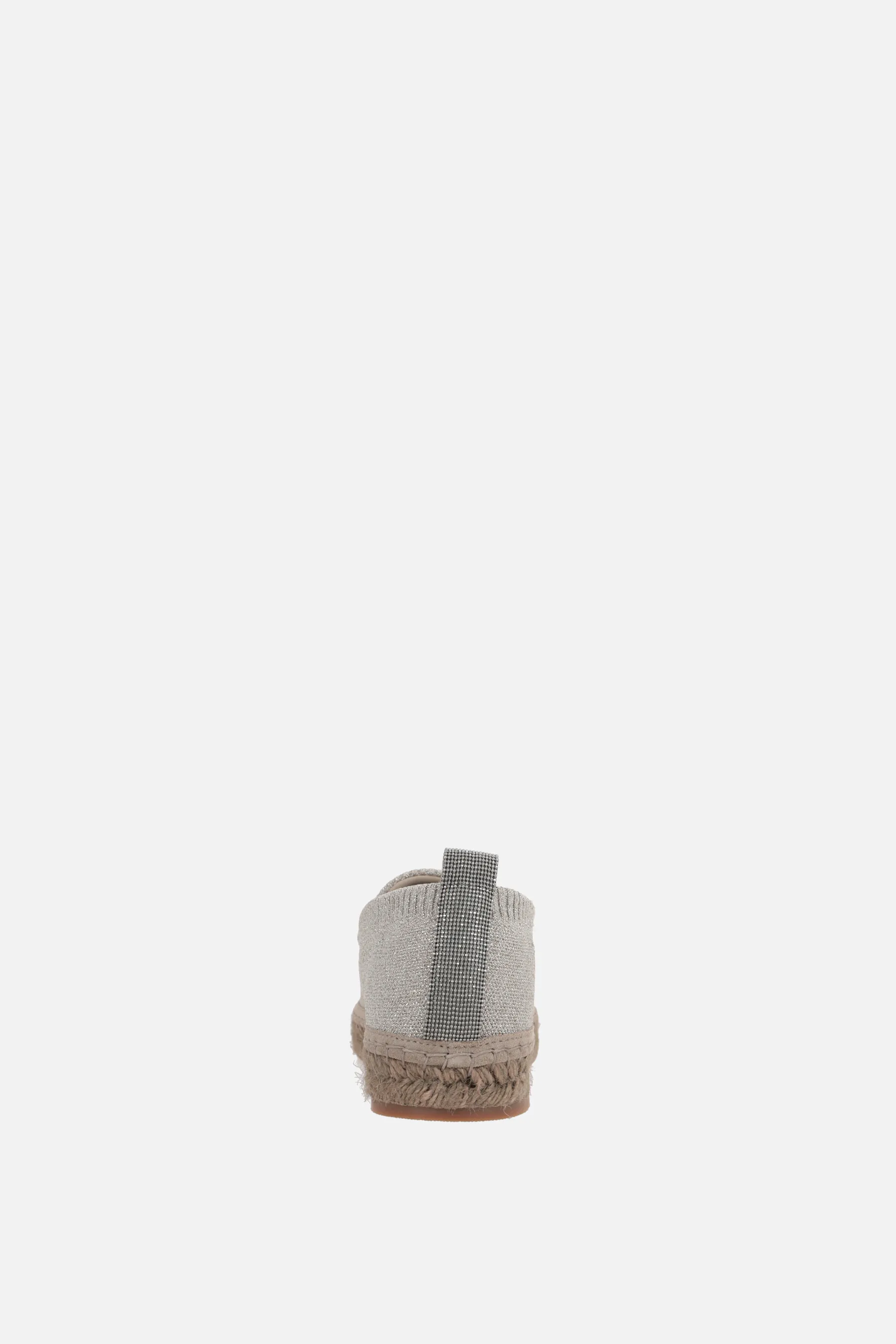BRUNELLO CUCINELLI espadrilla in maglia Sparkling con Shiny Loop Detail
