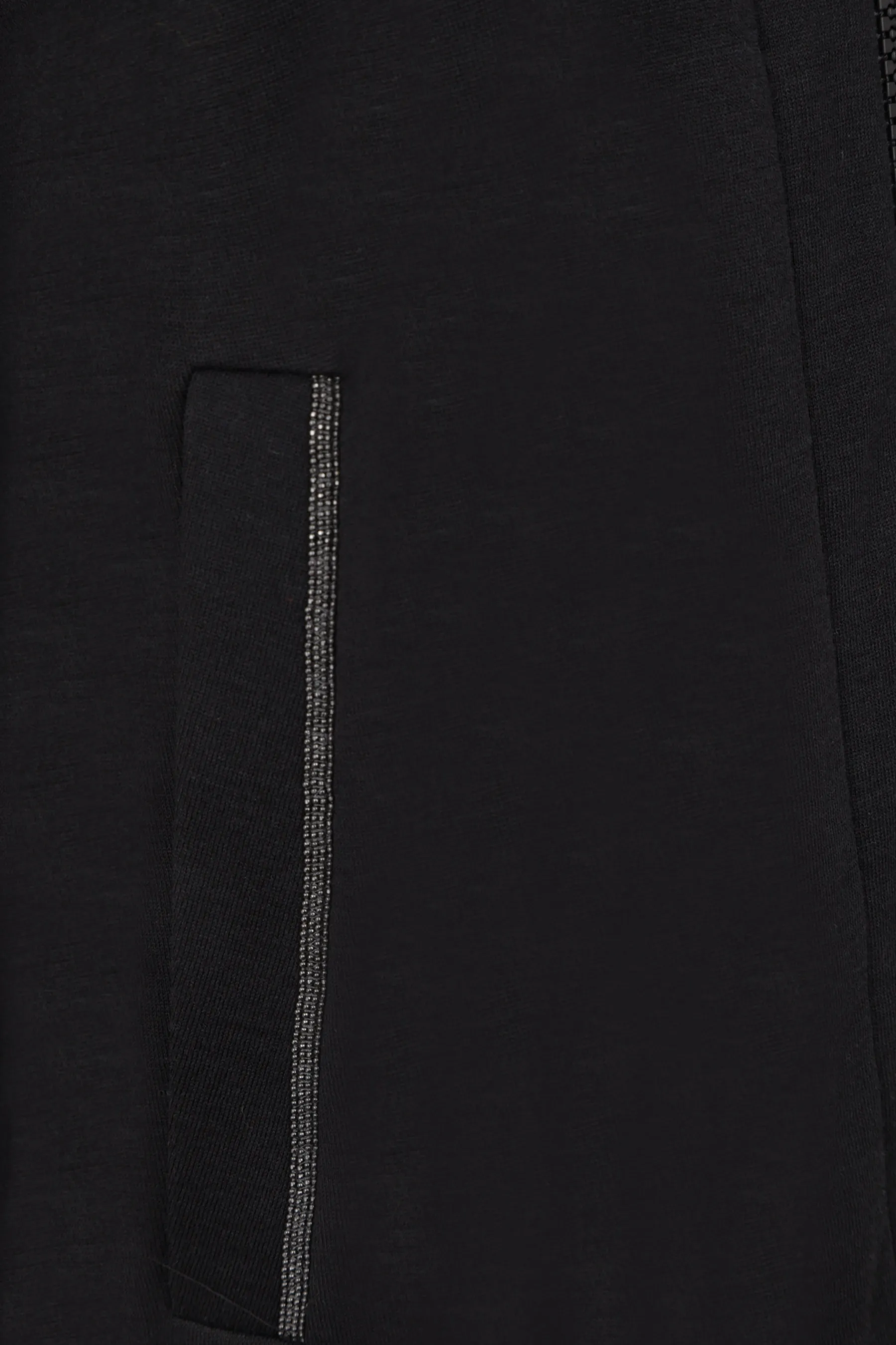 BRUNELLO CUCINELLI felpa full-zip in interlock con Precious Zipper Pull