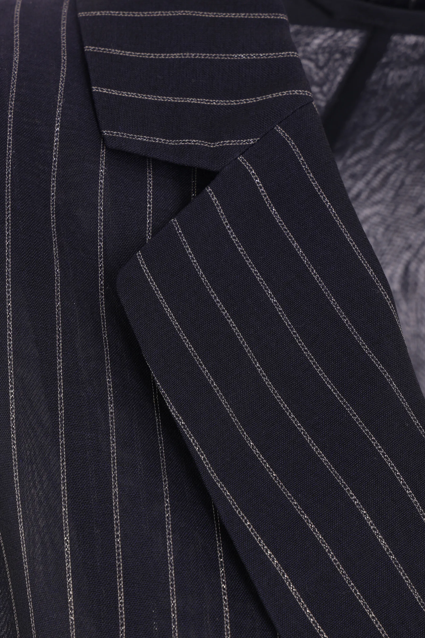 BRUNELLO CUCINELLI giacca doppiopetto smanicata in organza e lurex