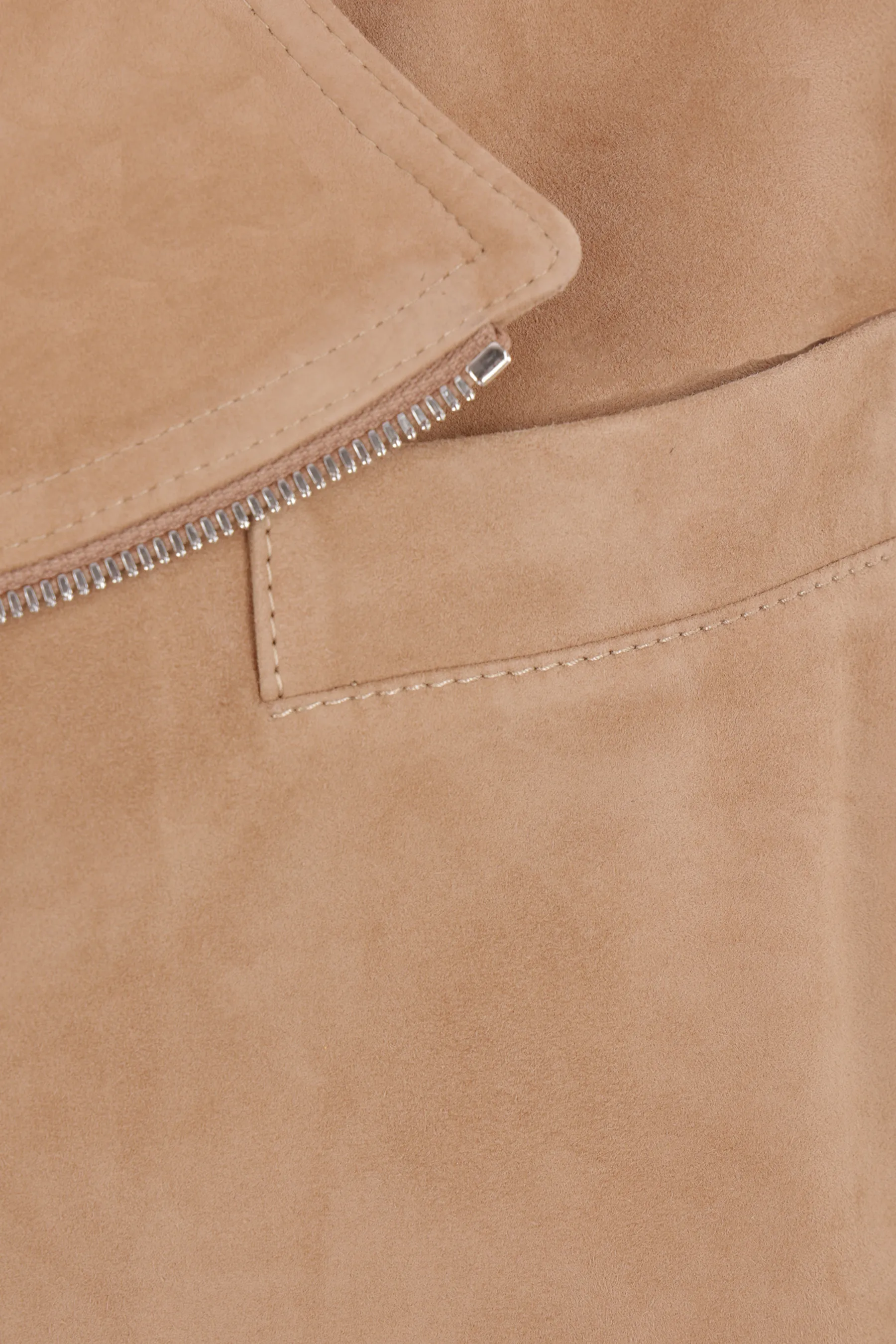 BRUNELLO CUCINELLI giubbotto chiodo in suede