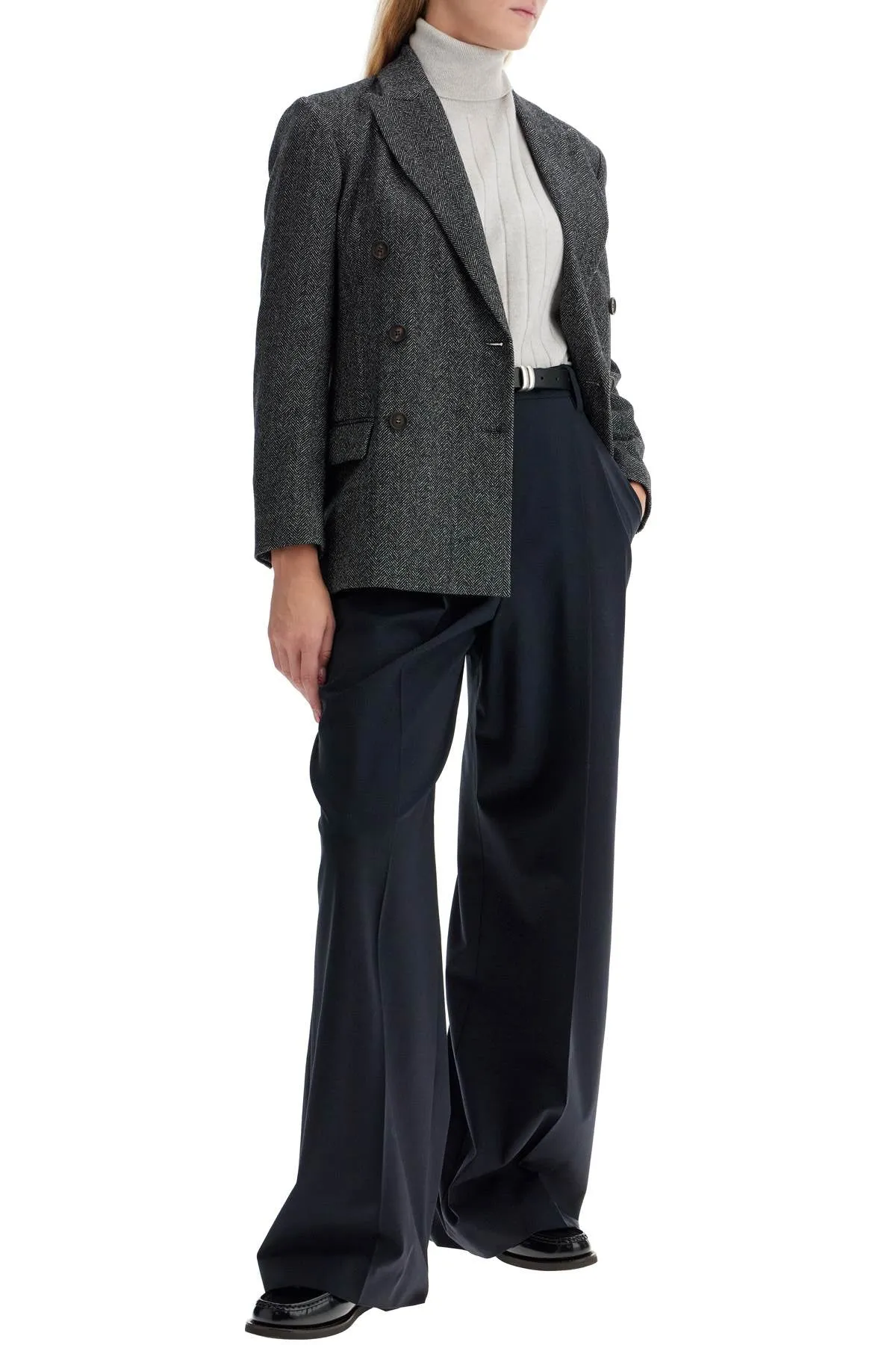 Brunello Cucinelli High Neck Cashmere Pullover Magion