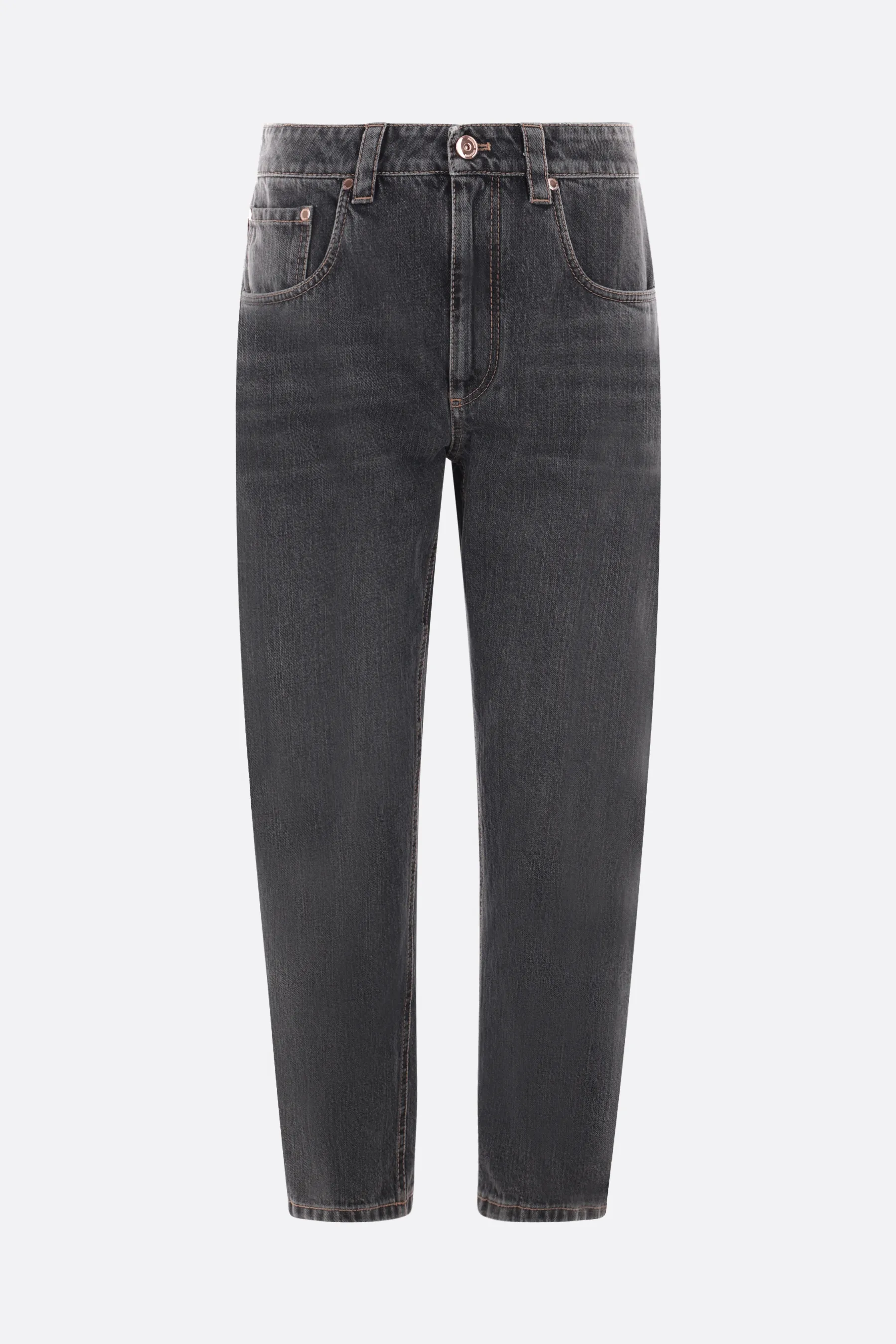 BRUNELLO CUCINELLI jeans a gamba dritta in denim