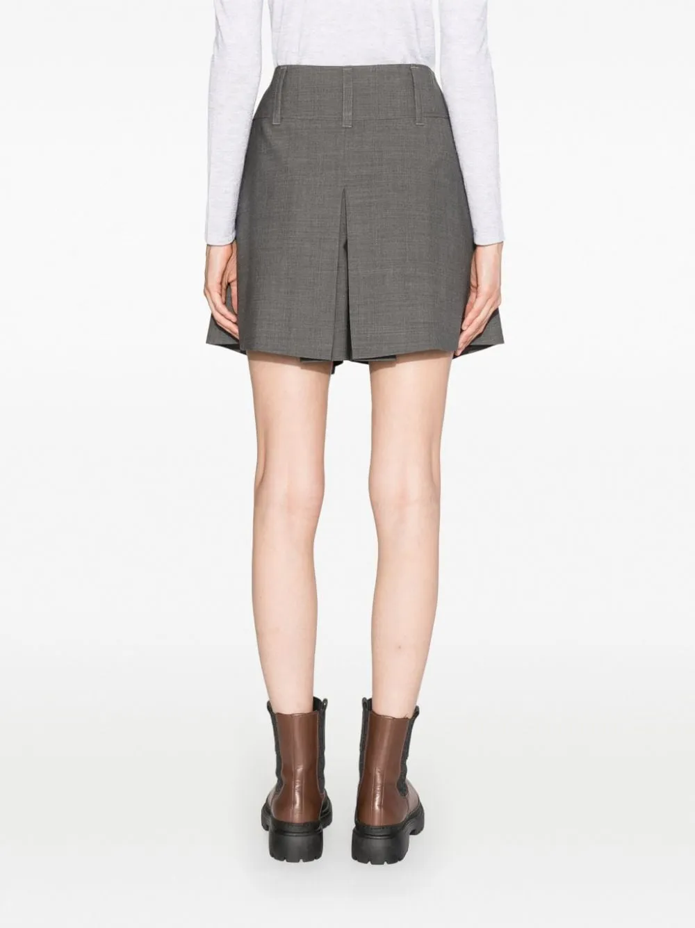 Brunello Cucinelli Mini Wool Skirtpant