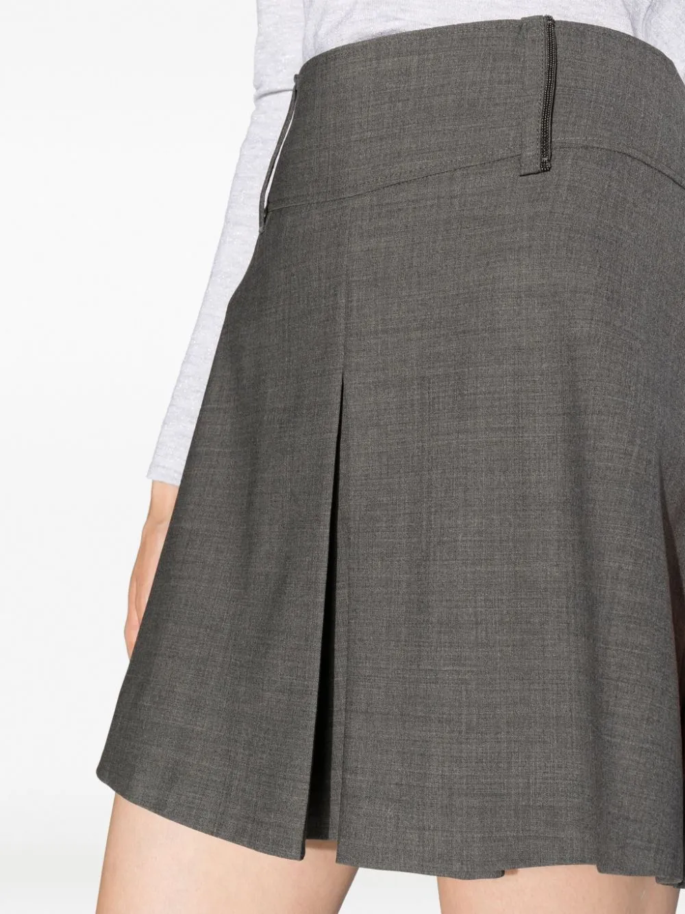 Brunello Cucinelli Mini Wool Skirtpant