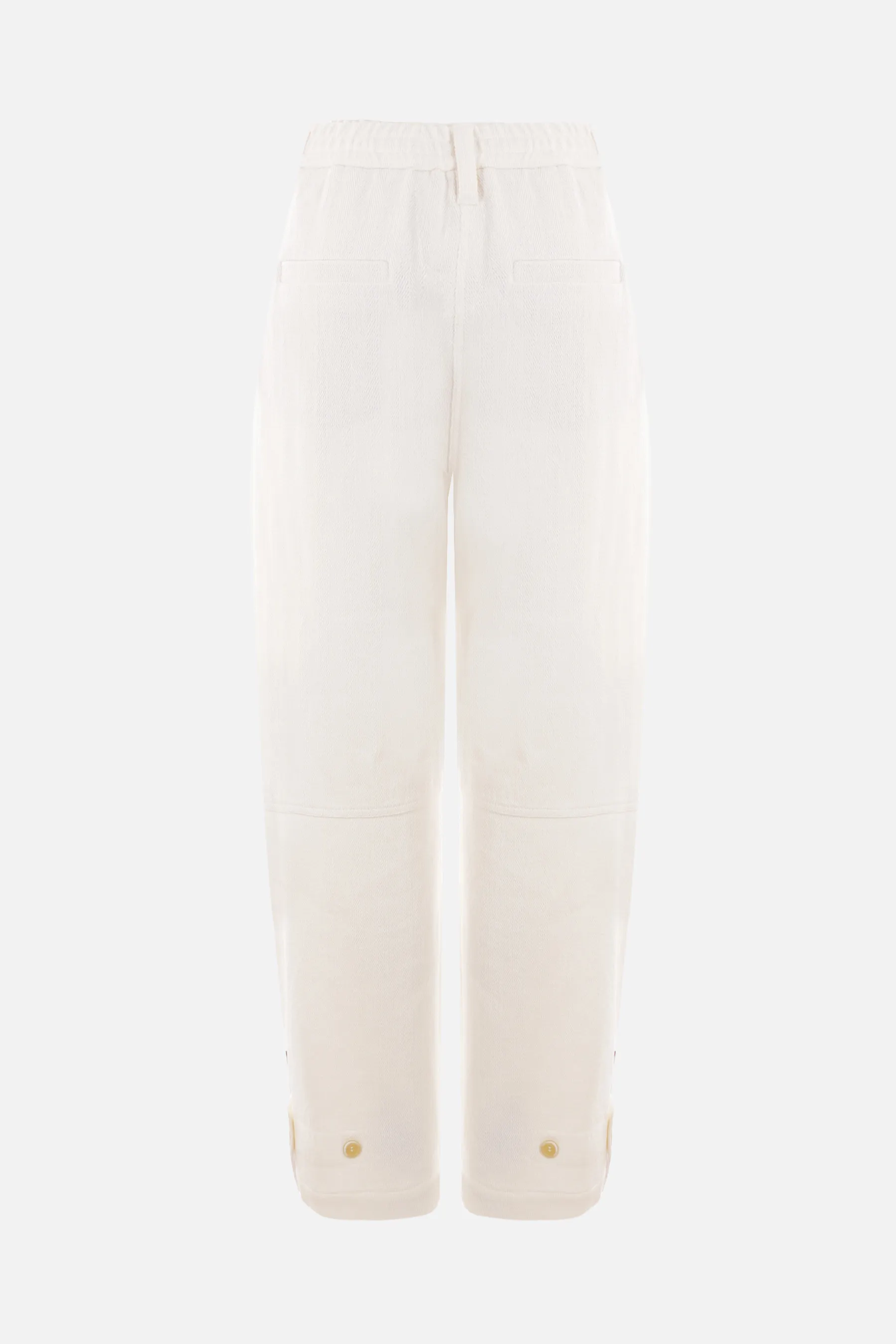 BRUNELLO CUCINELLI pantalone Baggy Utility in cotone e lino