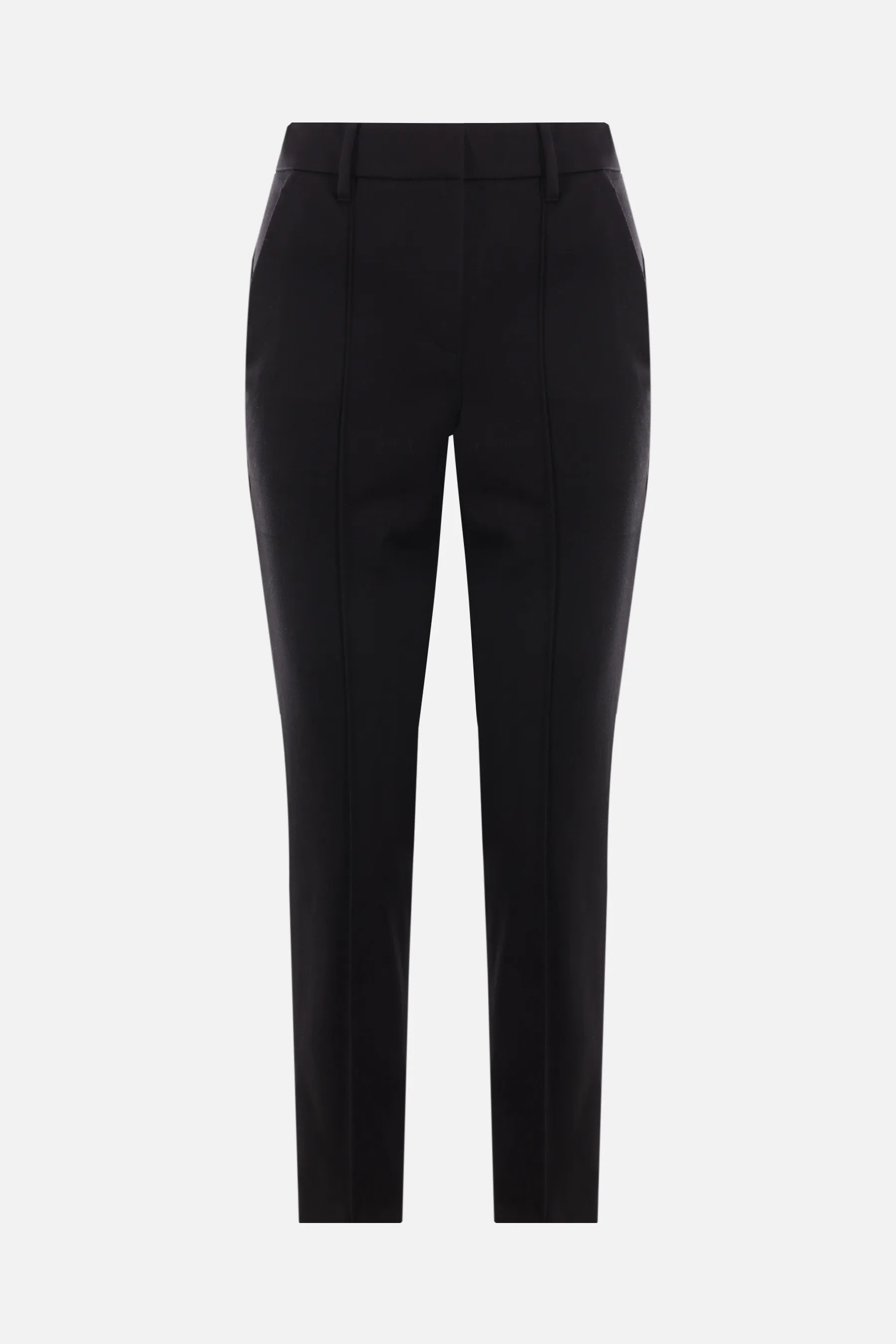 BRUNELLO CUCINELLI pantalone cropped in drill