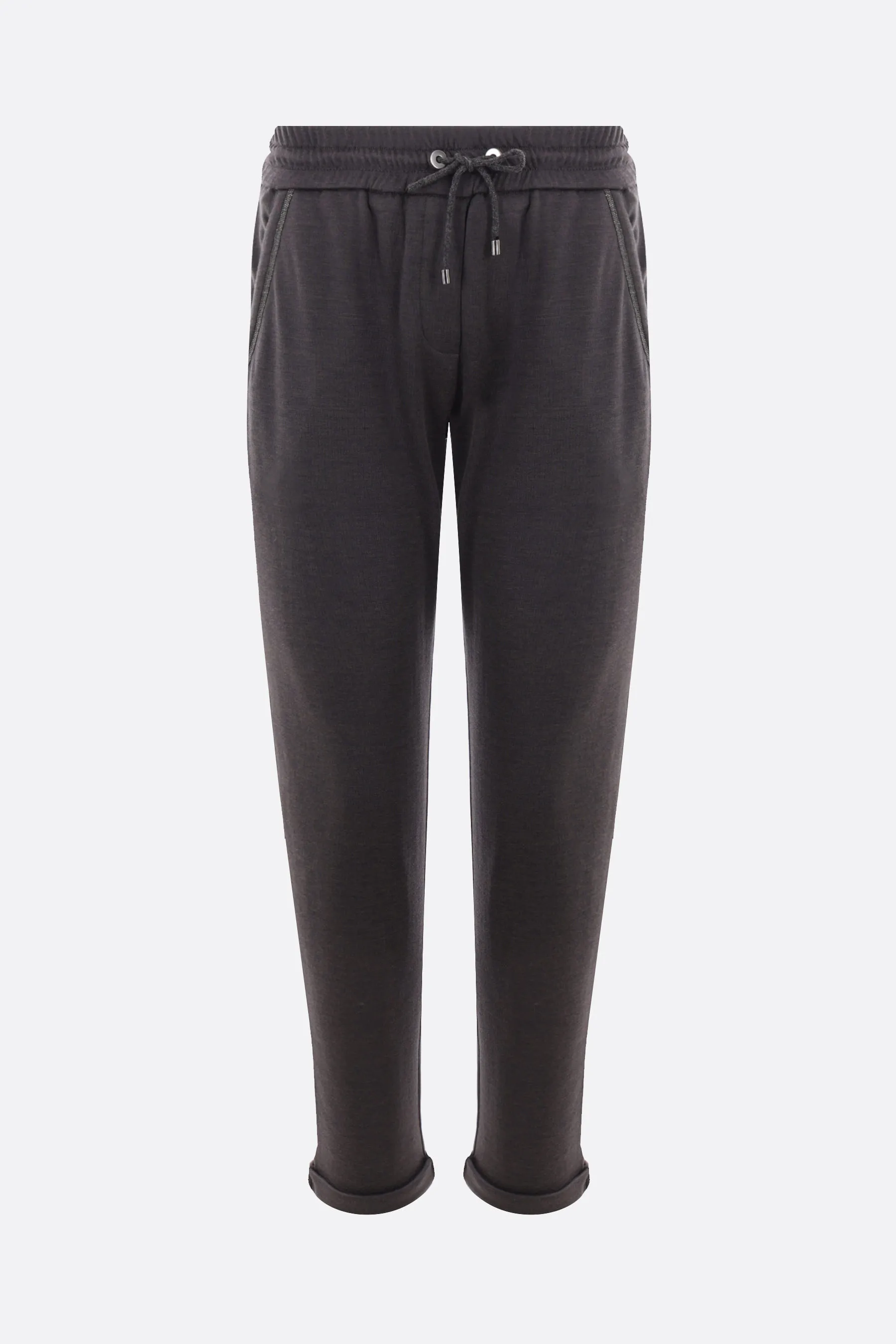  BRUNELLO CUCINELLI pantalone jogging in cotone e seta 