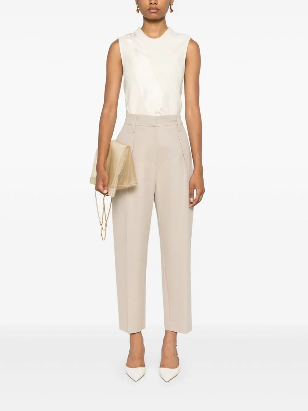 Brunello Cucinelli-Pantaloni con piega