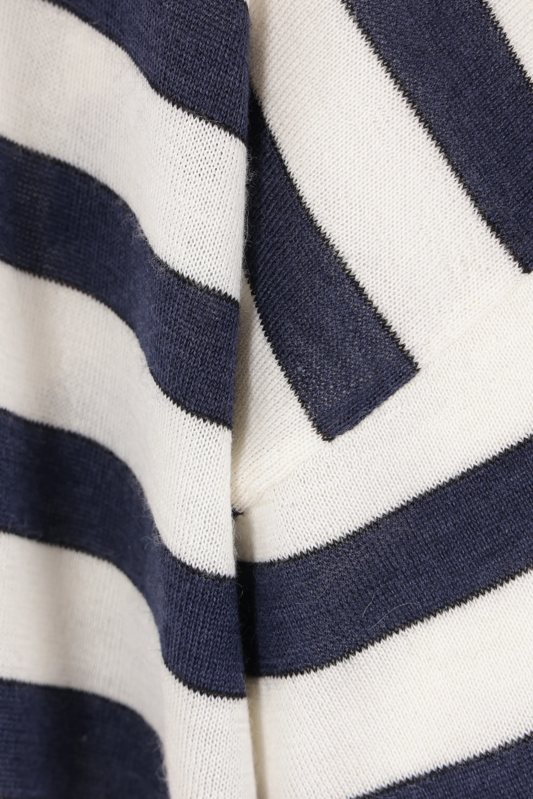 BRUNELLO CUCINELLI pullover a maniche corte in cashmere e seta a righe