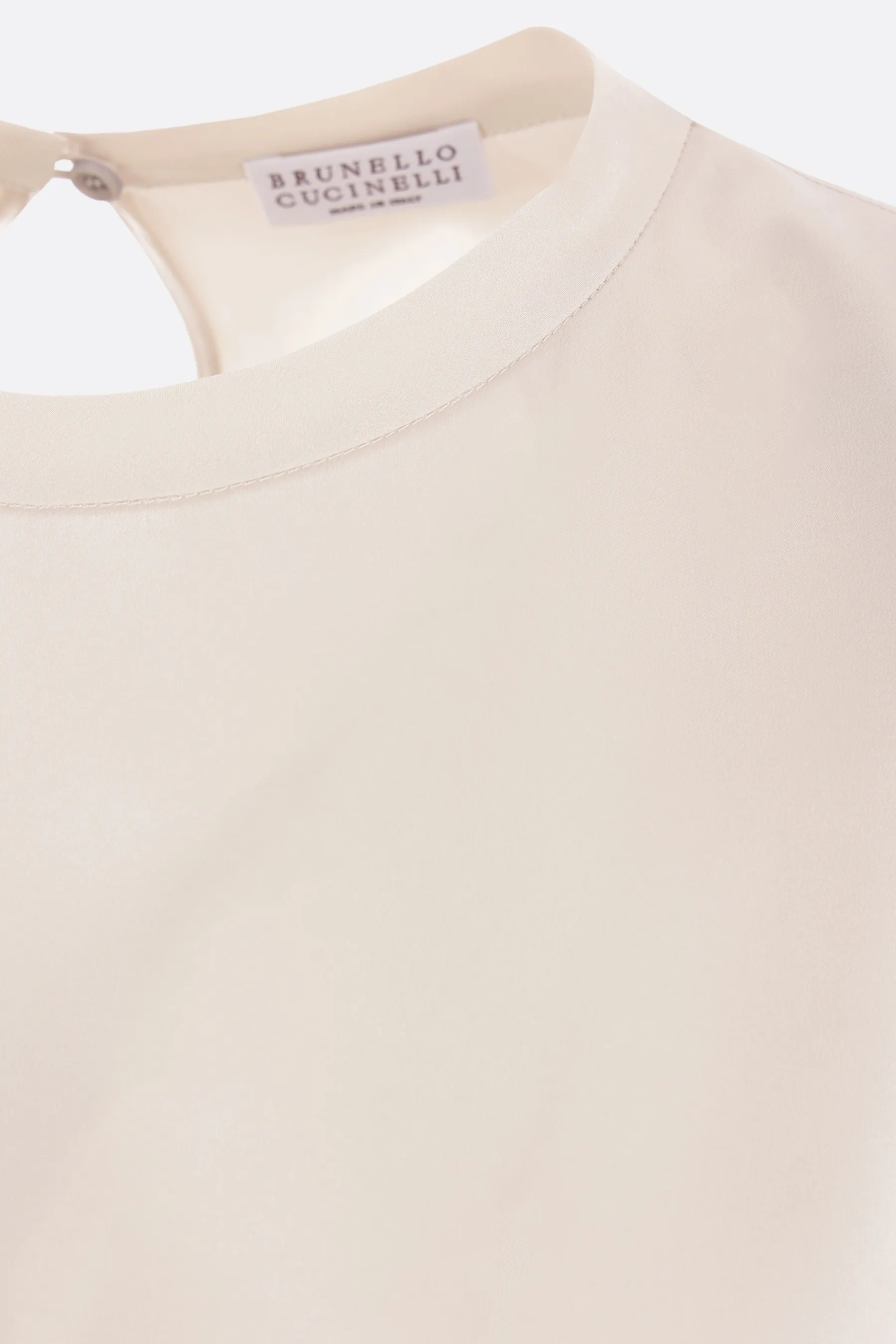 BRUNELLO CUCINELLI top in envers satin