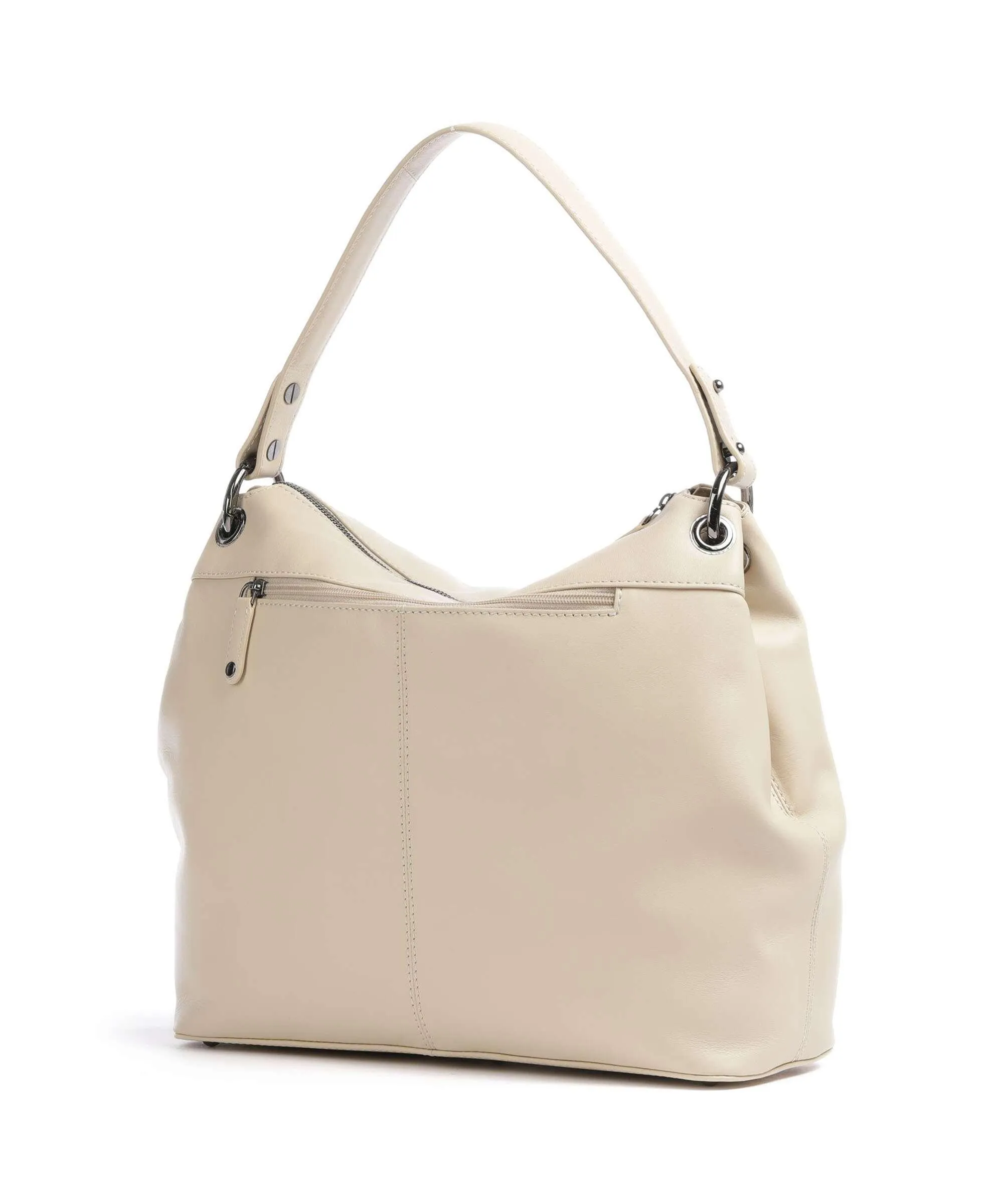  Bugatti Daphne Borsa hobo pelle di vacchetta grana beige  