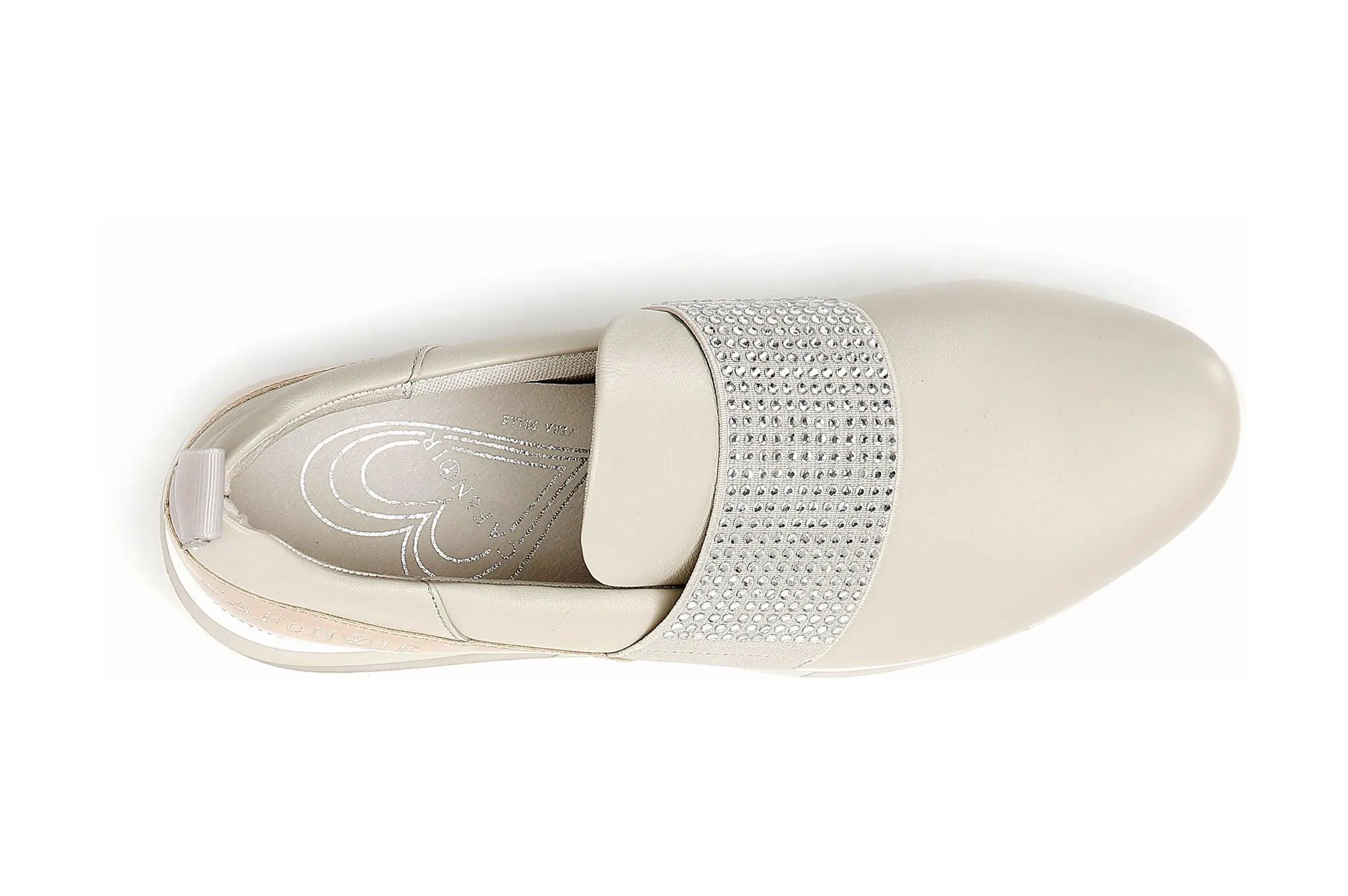 CAFENOIR SLIP ON BANDA STRASS