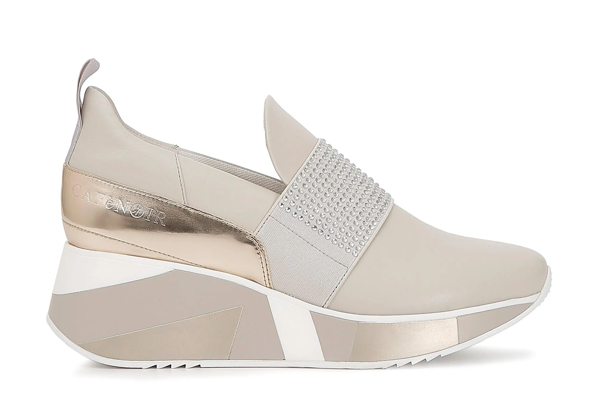 CAFENOIR SLIP ON BANDA STRASS