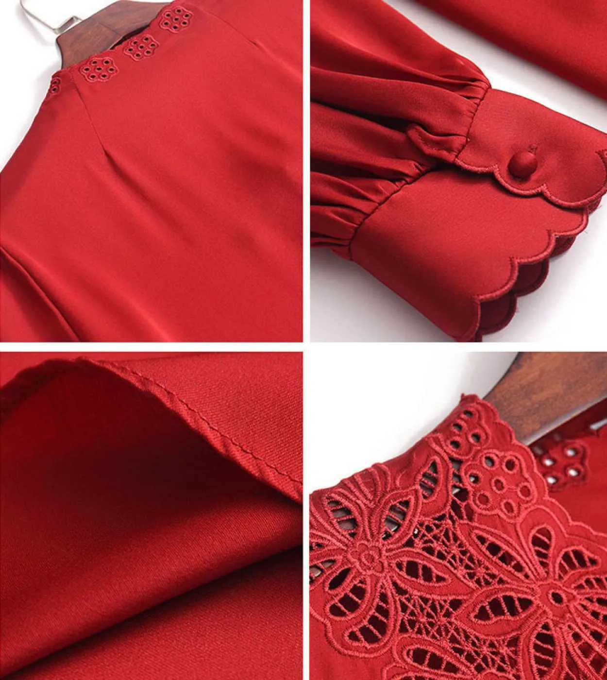 Camicette con ricami vintage Camicie Camicie con ricami da donna Camicette con scollo a V vintage