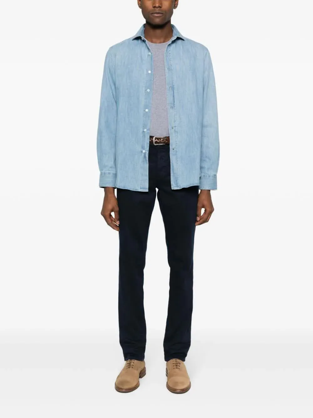 Camicia di denim Brunello Cucinelli