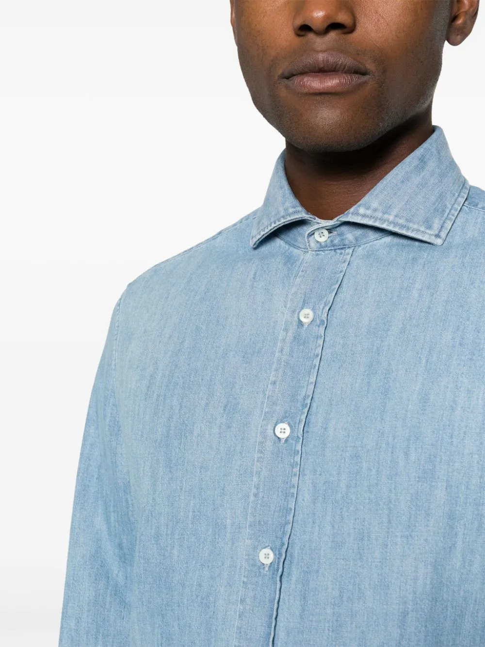 Camicia di denim Brunello Cucinelli