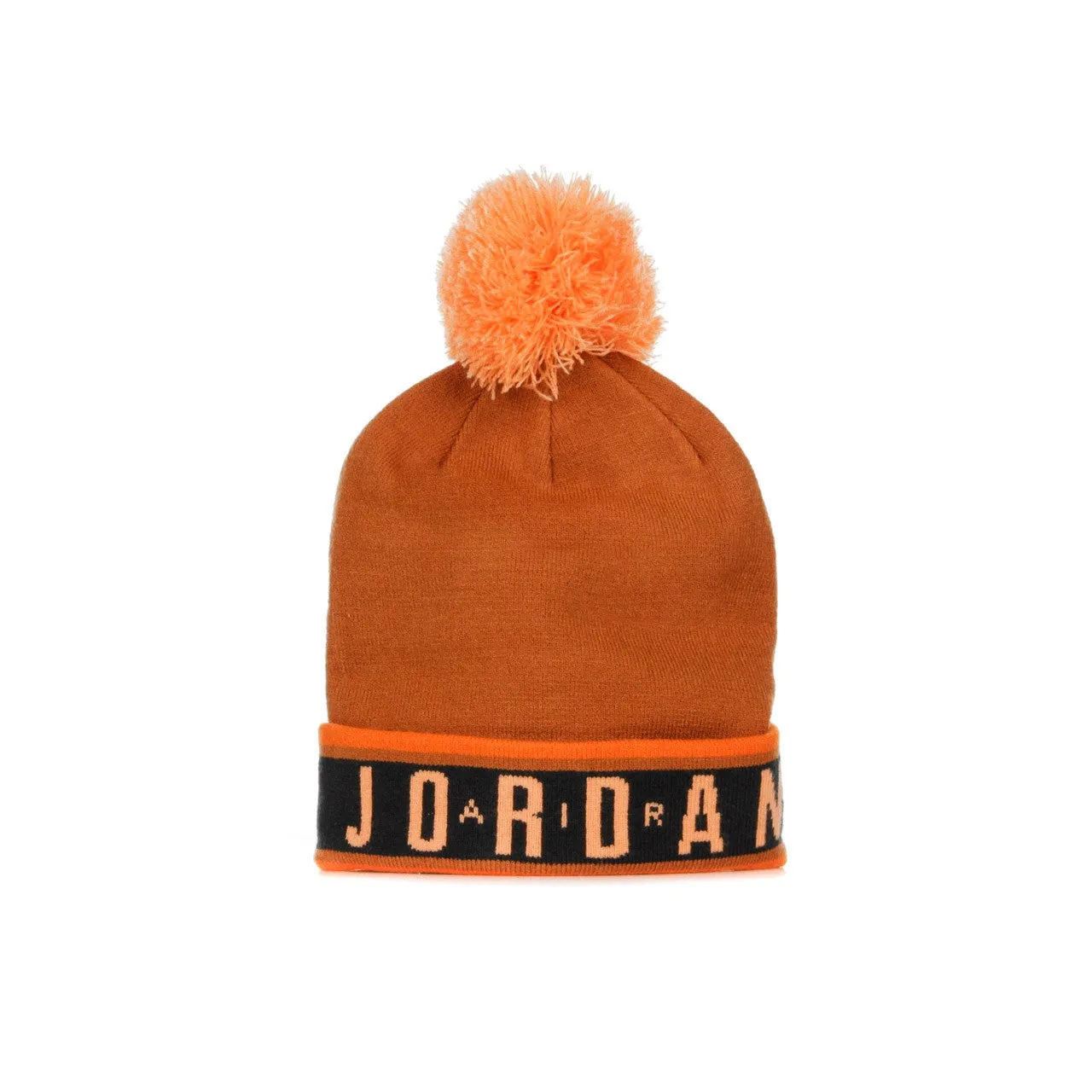 Cappello Pom Pom Uomo Jordan Beanie Cuffed Pom Dark Russet