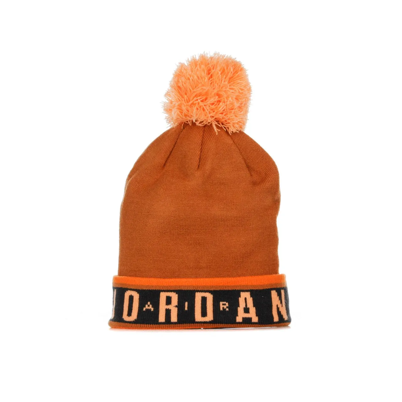 Cappello Pom Pom Uomo Jordan Beanie Cuffed Pom Dark Russet
