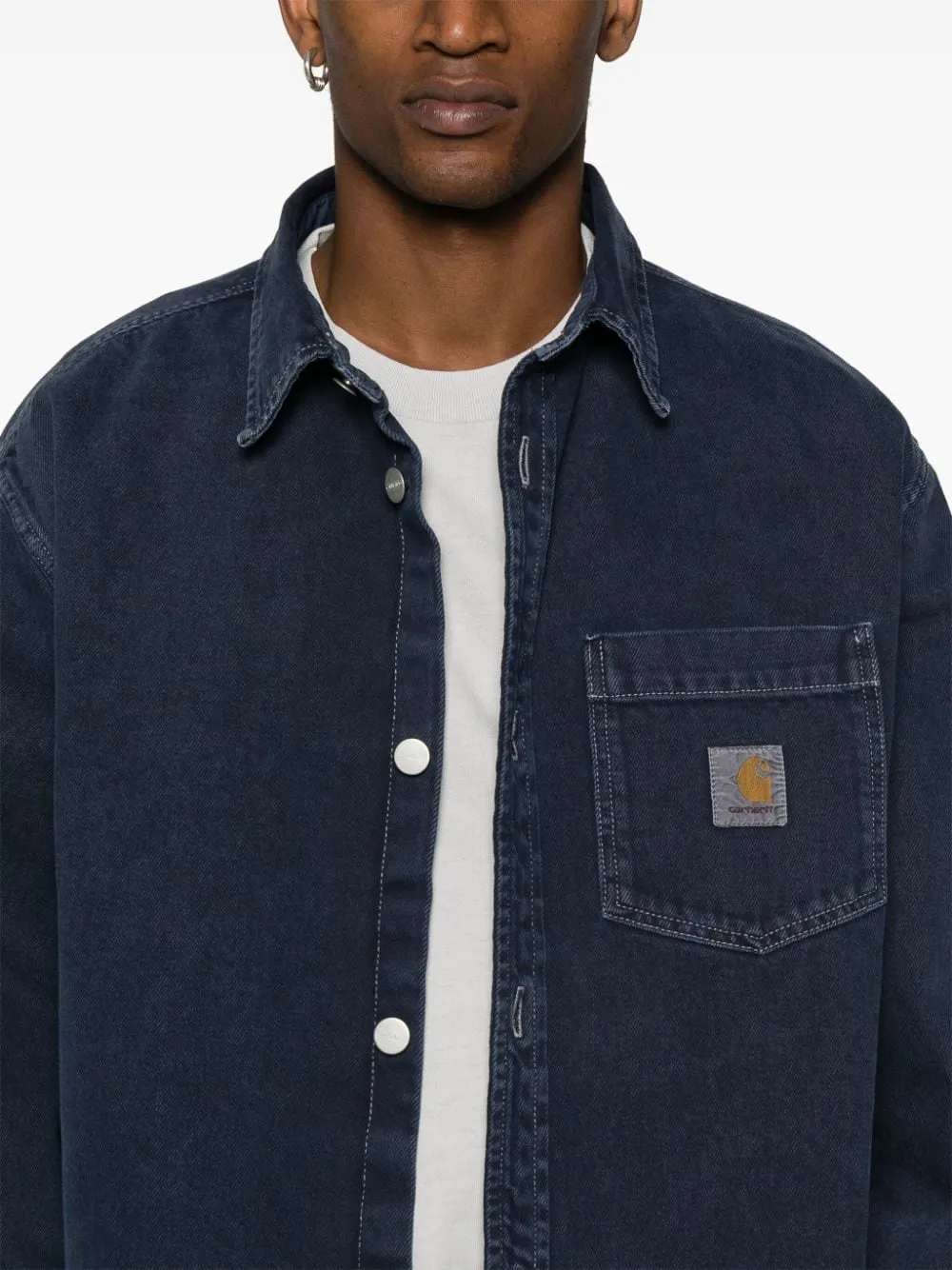 Carhartt Camicia Blu Uomo Denim