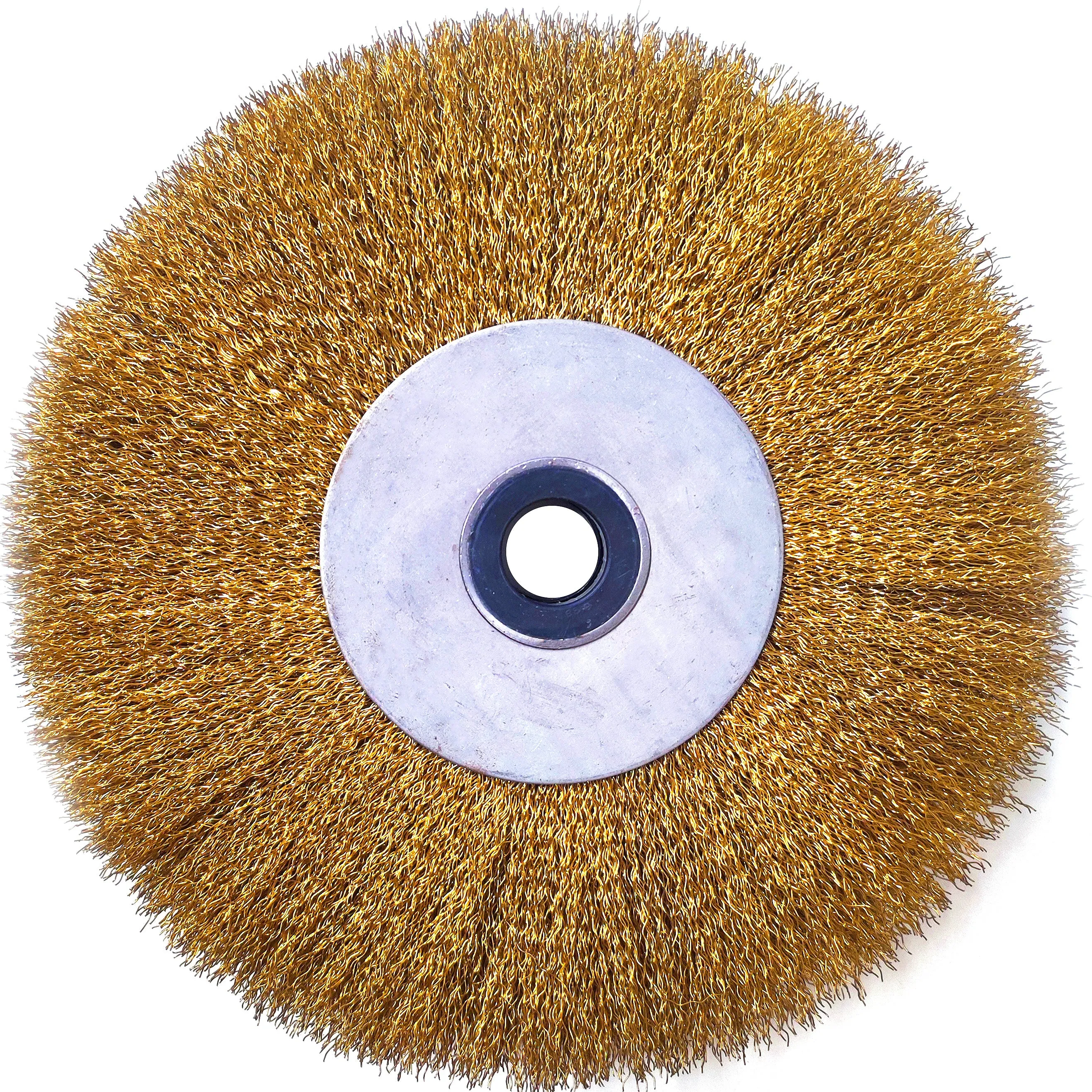CEBO SPAZZOLA CIRCOLARE STANDARD FILI ONDULATI IN ACCIAIO D.MM250X28X25