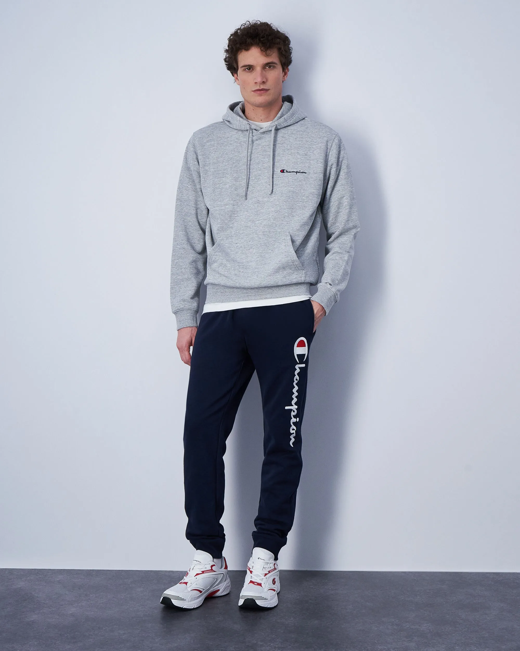 Champion Pantaloni Da Tuta Con Dettaglio Ricamato Blu Uomo