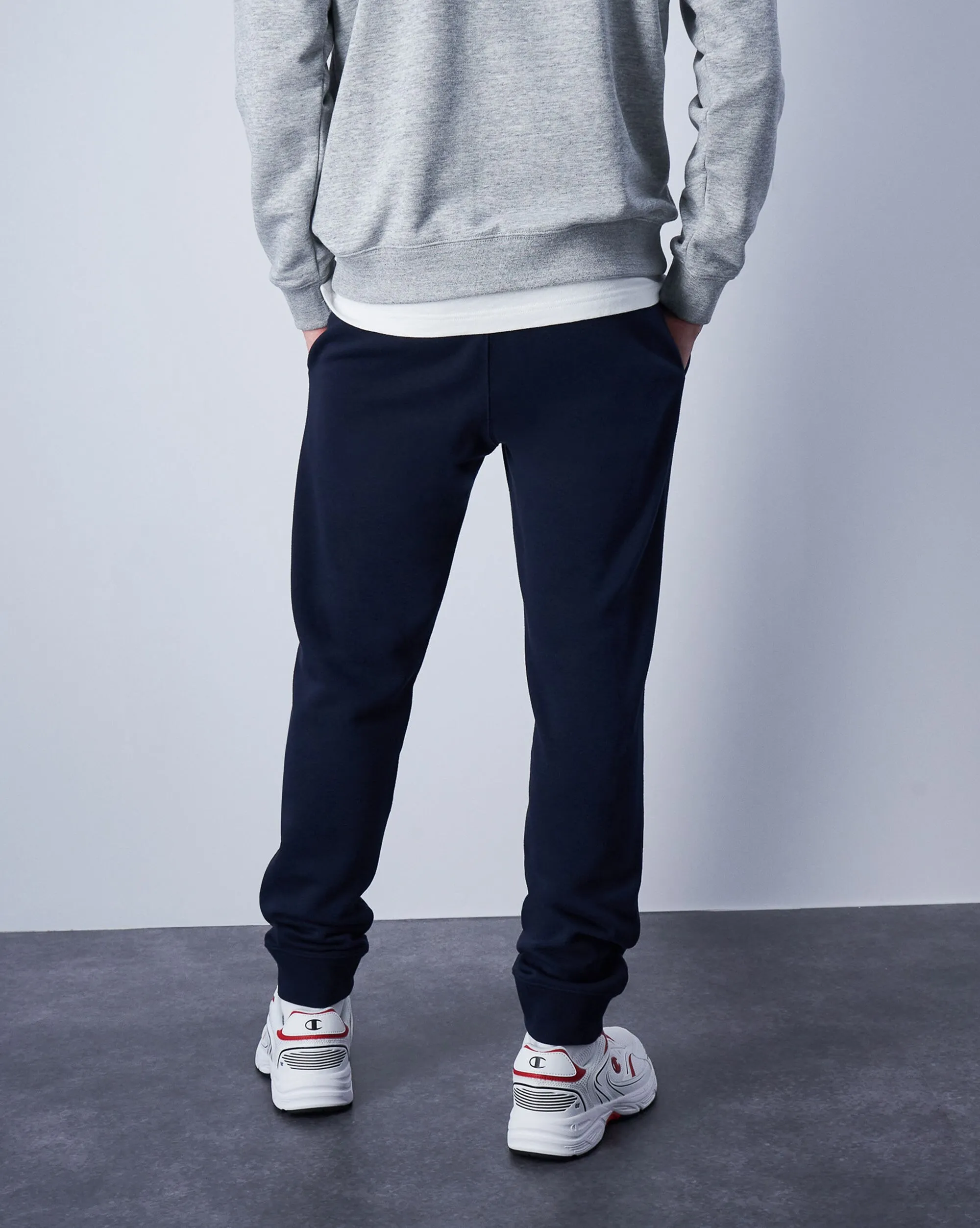 Champion Pantaloni Da Tuta Con Dettaglio Ricamato Blu Uomo