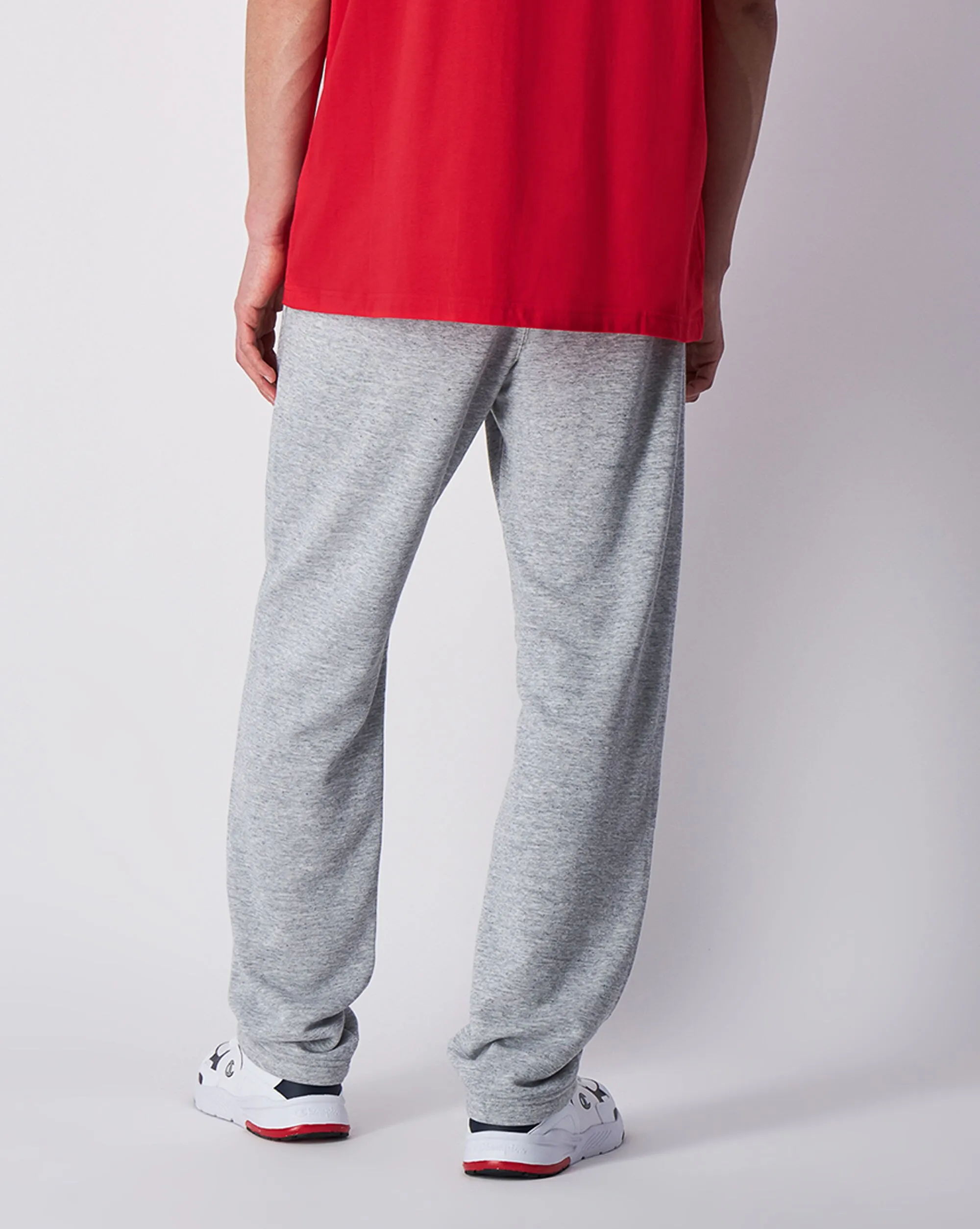 Champion Pantaloni Della Tuta Con Laccetti Grigio Uomo