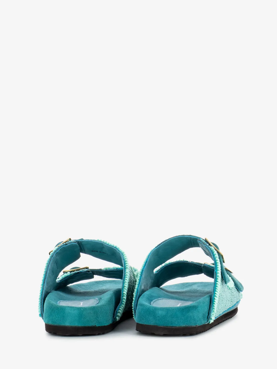 Ciabatte Swirl turquoise