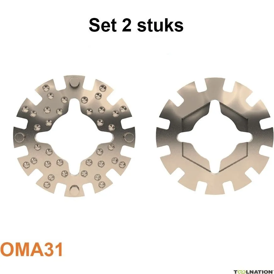 CMT OMA31-x2 Adattatore universale per lame multiutensile 2 pezzi