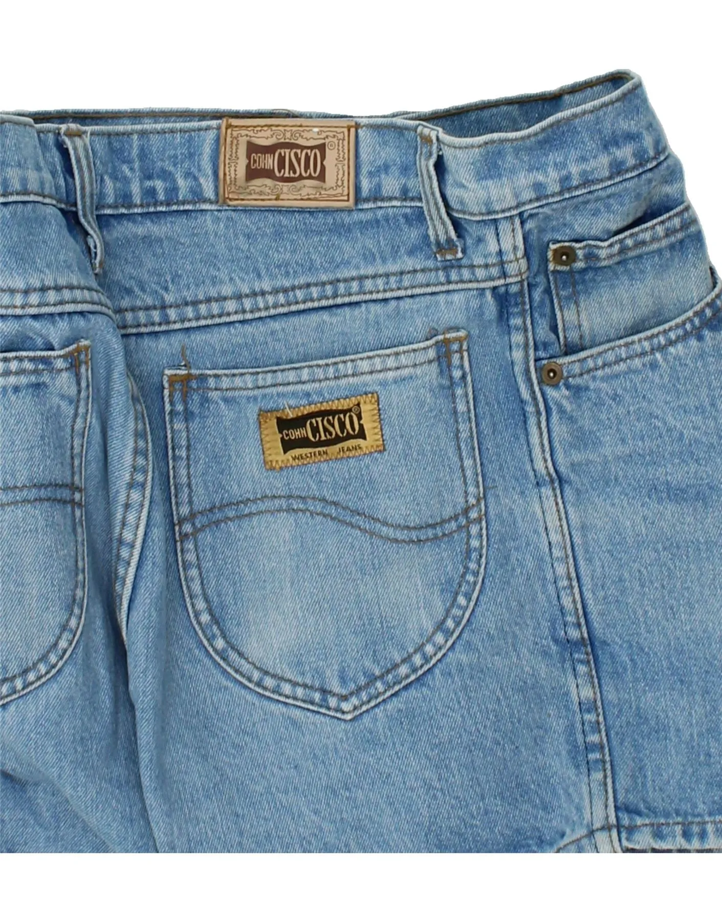 COHN CISCO Womens Denim Shorts W34 Large Blue Cotton