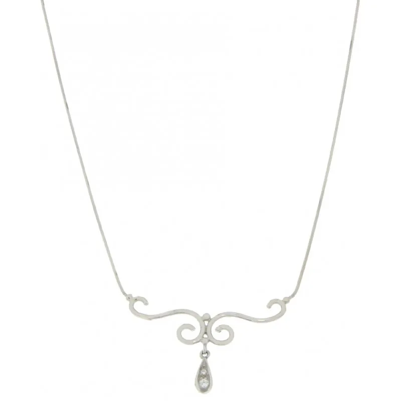 Collana Donna Oro Bianco GL100181