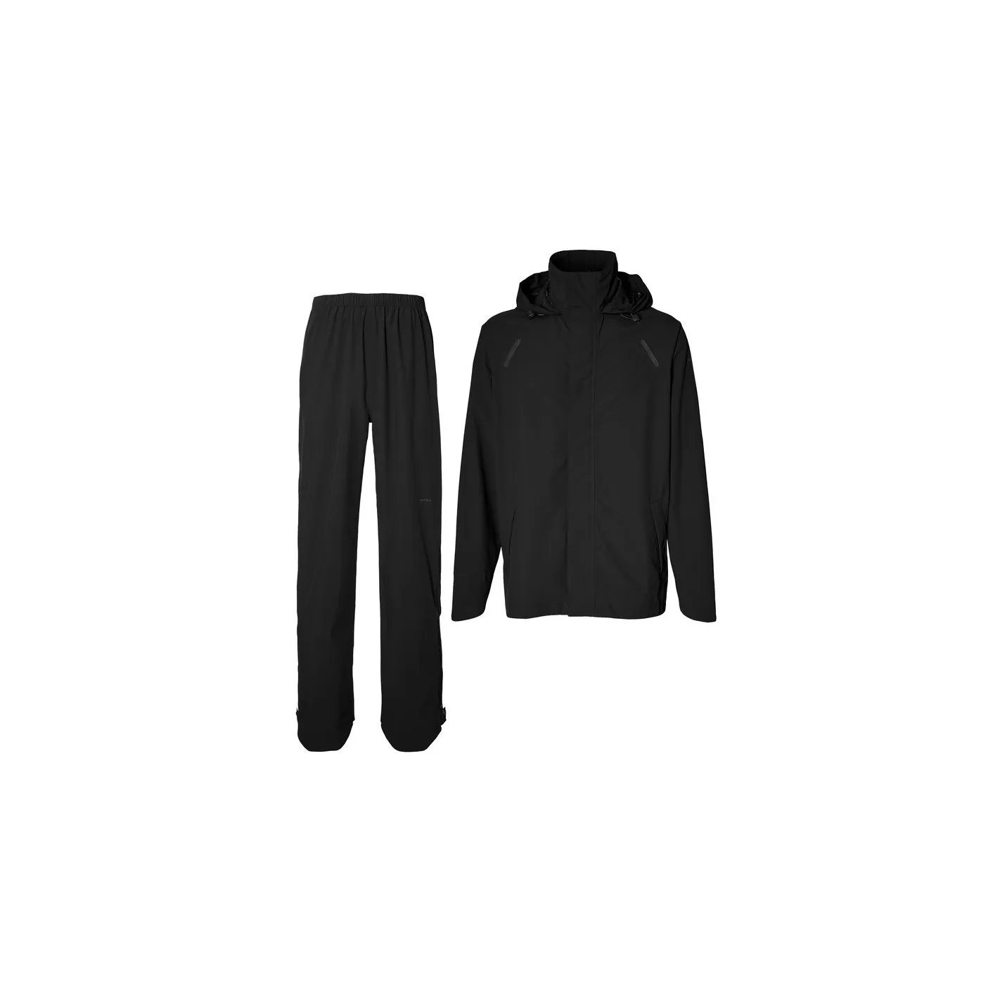 Completo antipioggia Basil Hoga unisex, Nero, Taglia XXXL