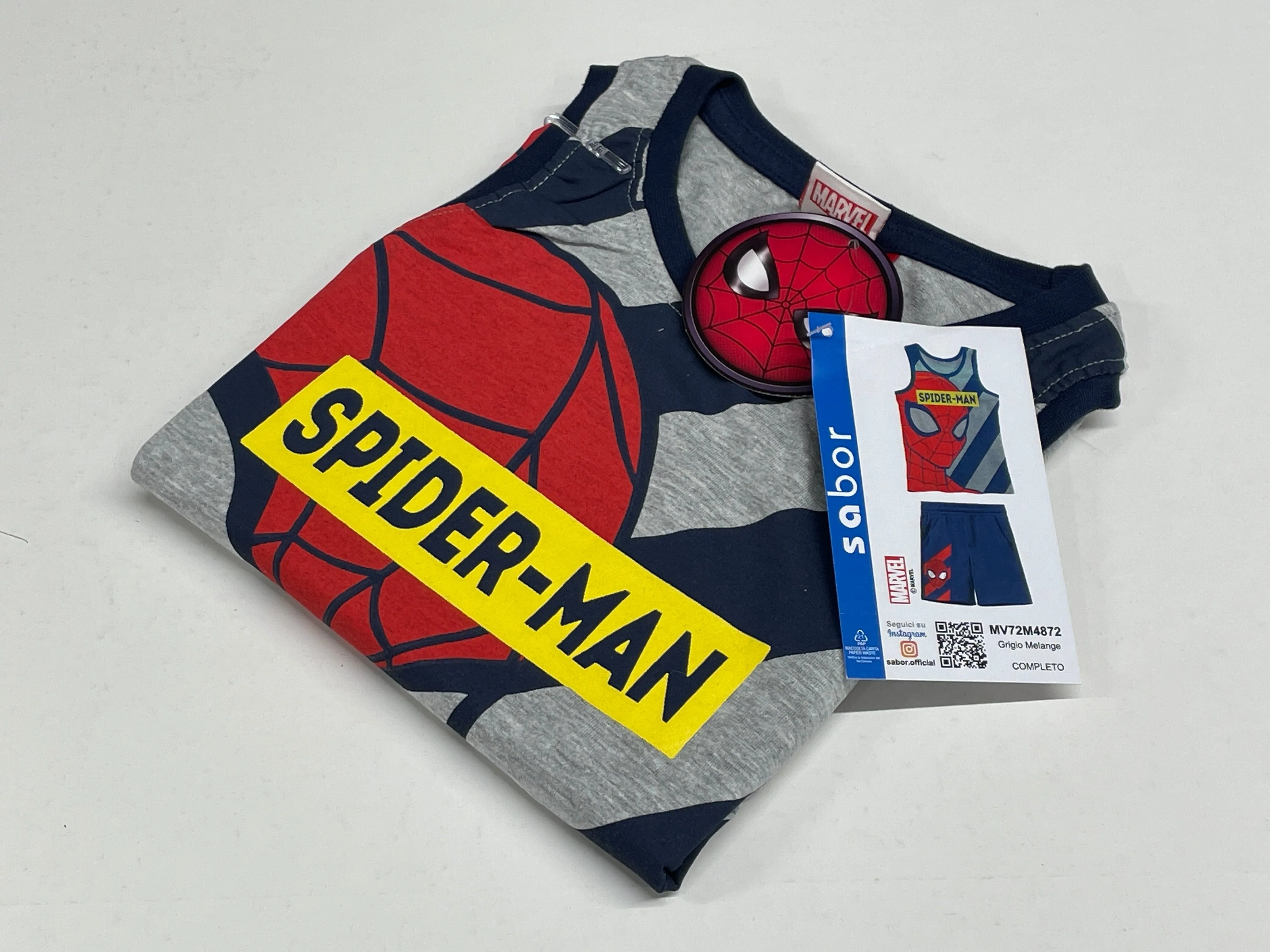 Completo Canottiera Spiderman Disney