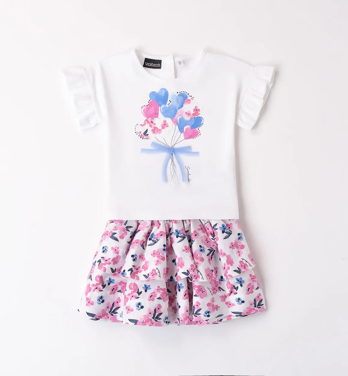 Completo per bambina con gonna