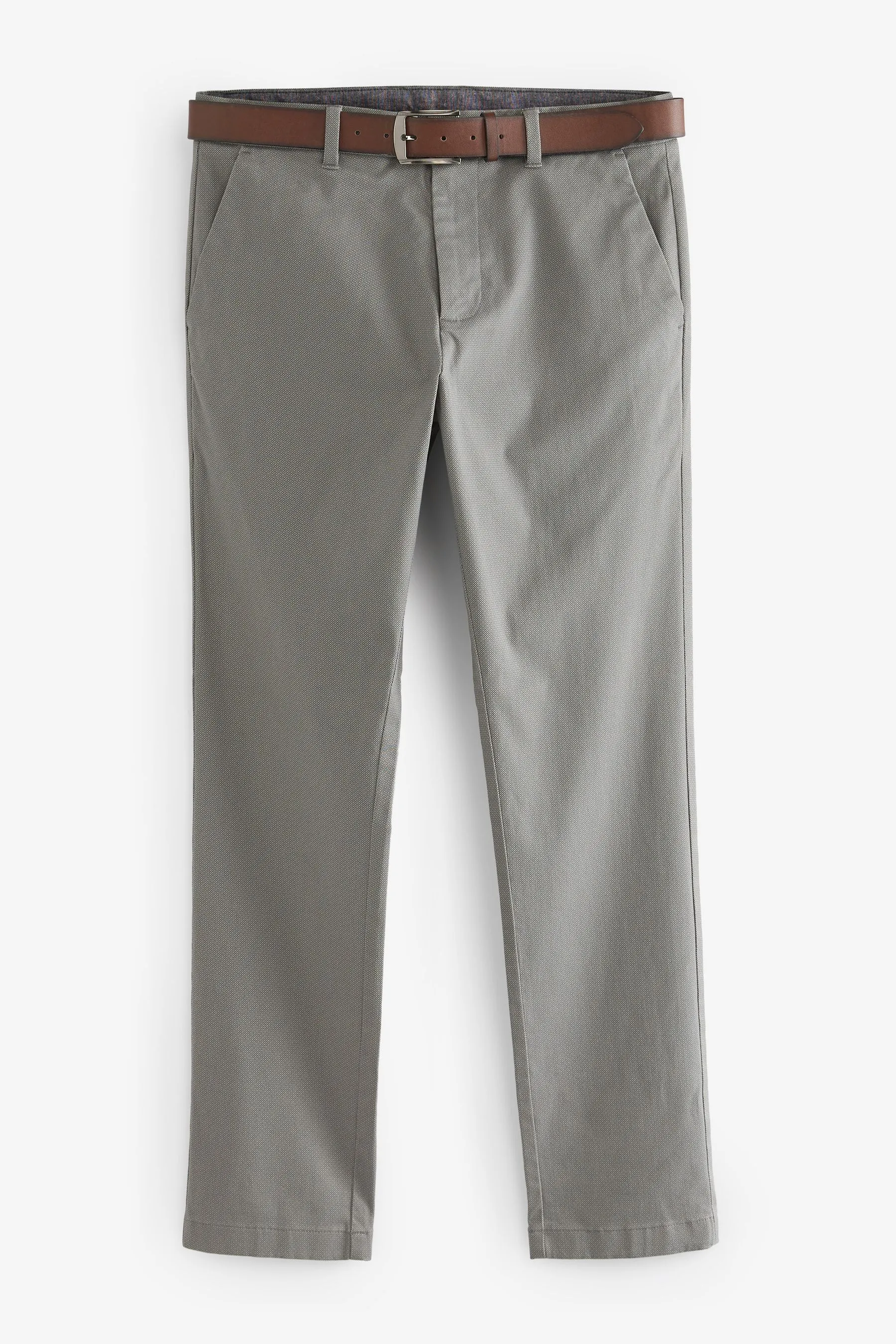 Con cintura - Pantaloni morbida chino stampata