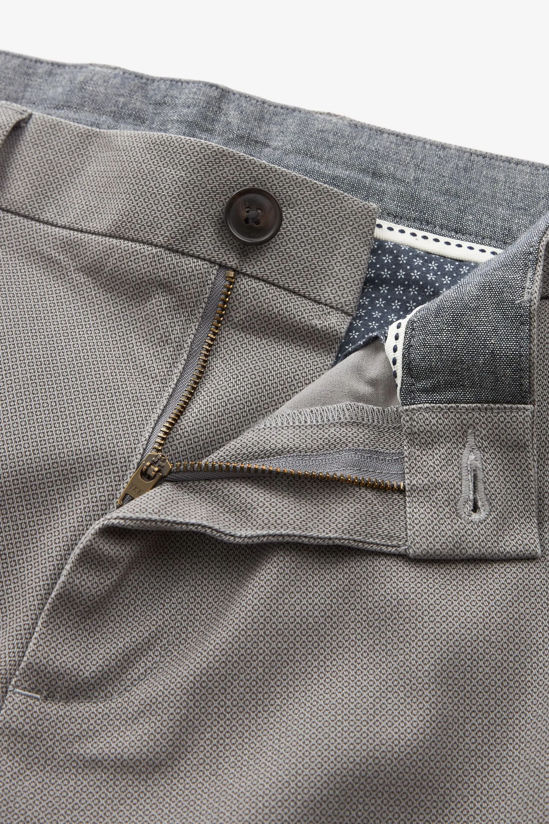 Con cintura - Pantaloni morbida chino stampata