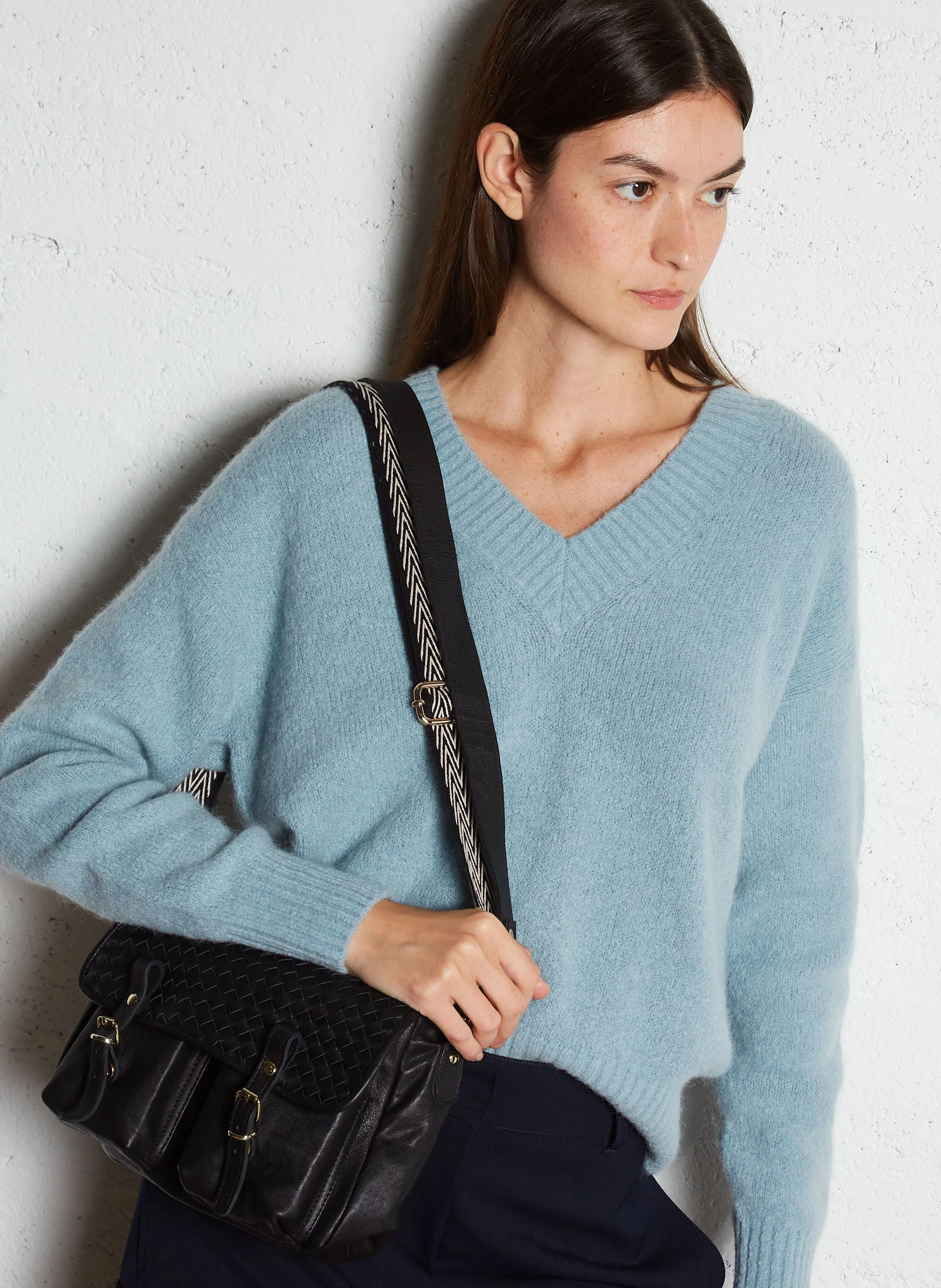  CRAIE   MINI MATHS - Borsa cartella in pelle 2 in 1 | Nero