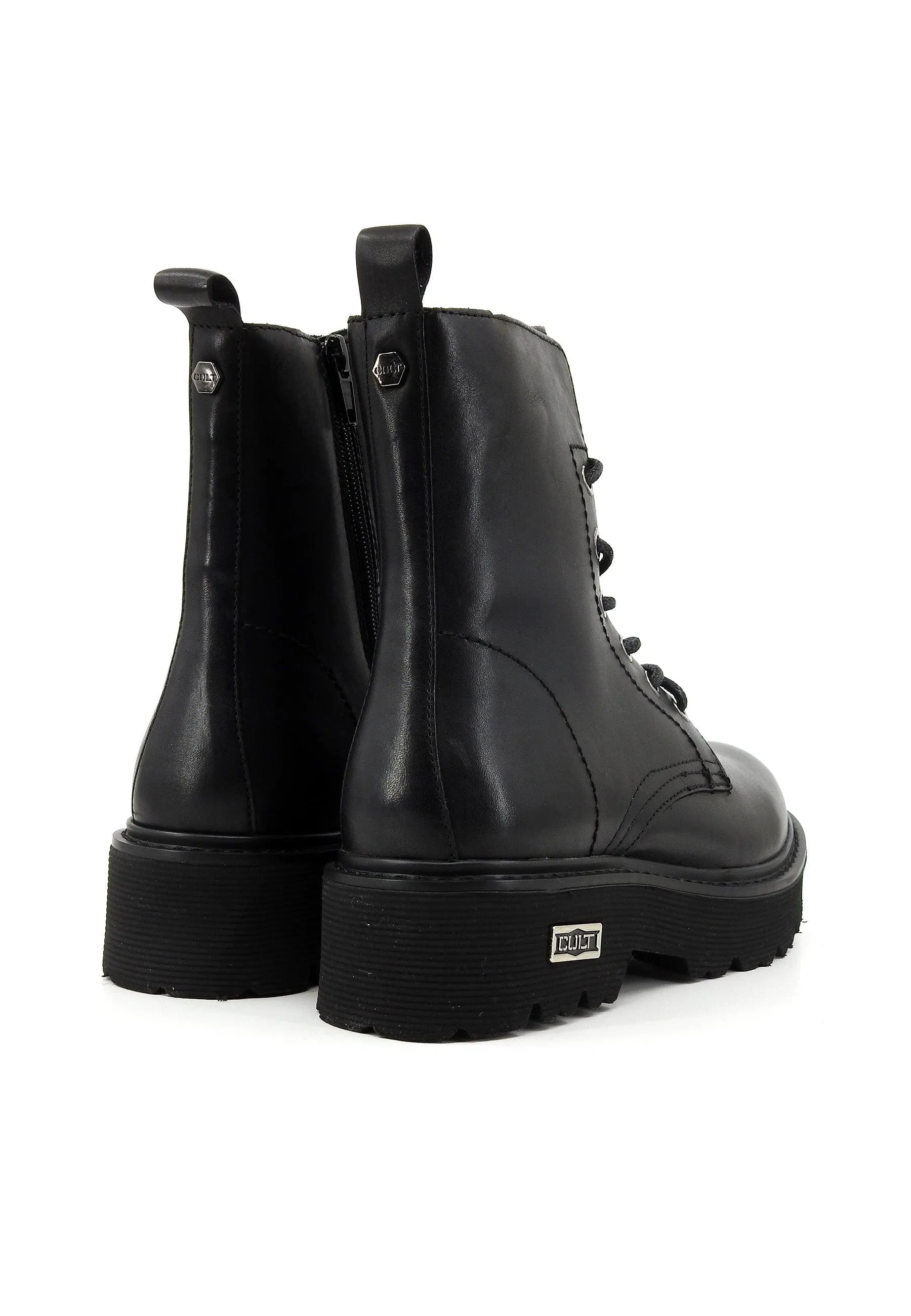 CULT Slash 1814 Stivaletto Anfibio Donna Black CLE103130