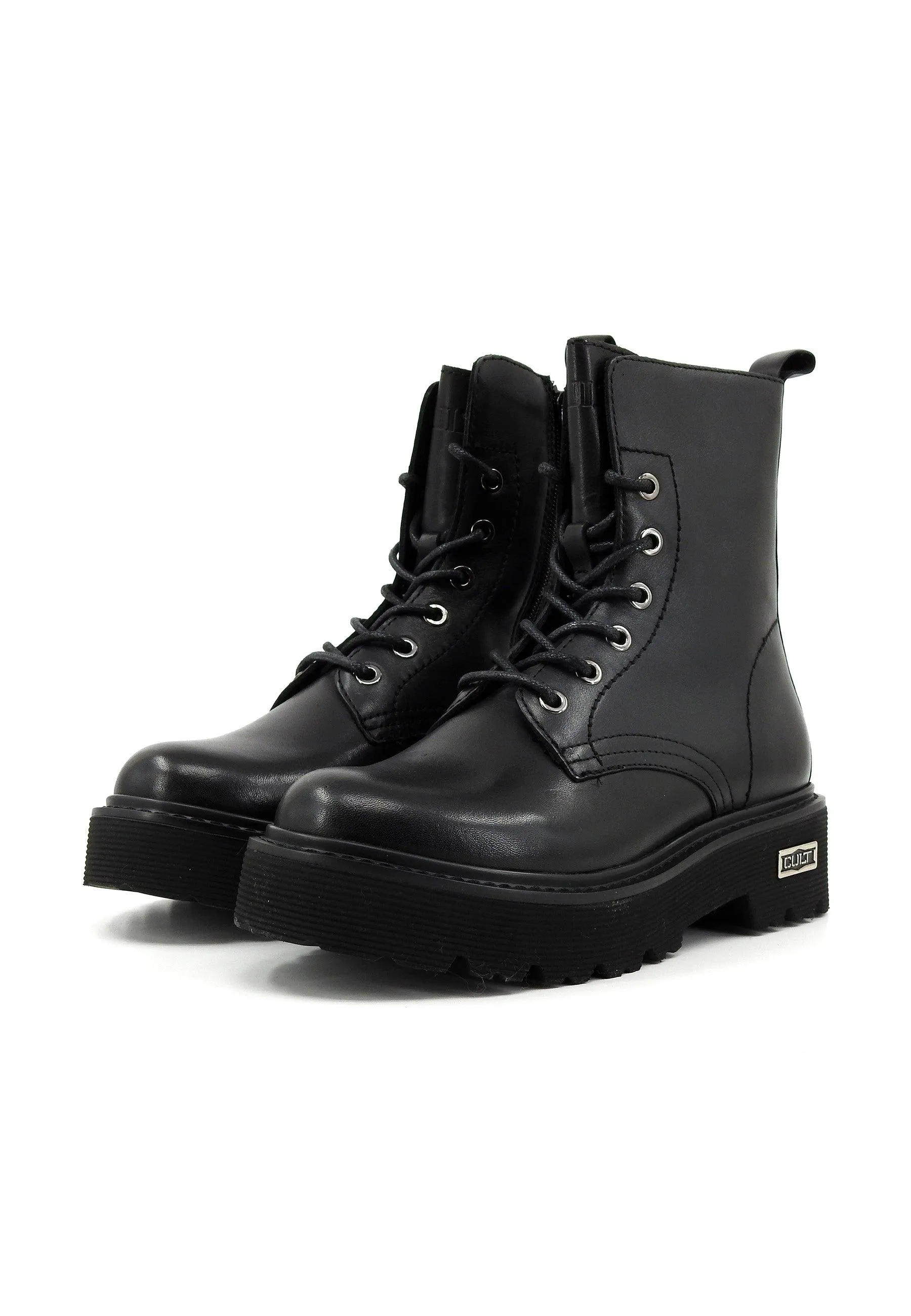 CULT Slash 1814 Stivaletto Anfibio Donna Black CLE103130