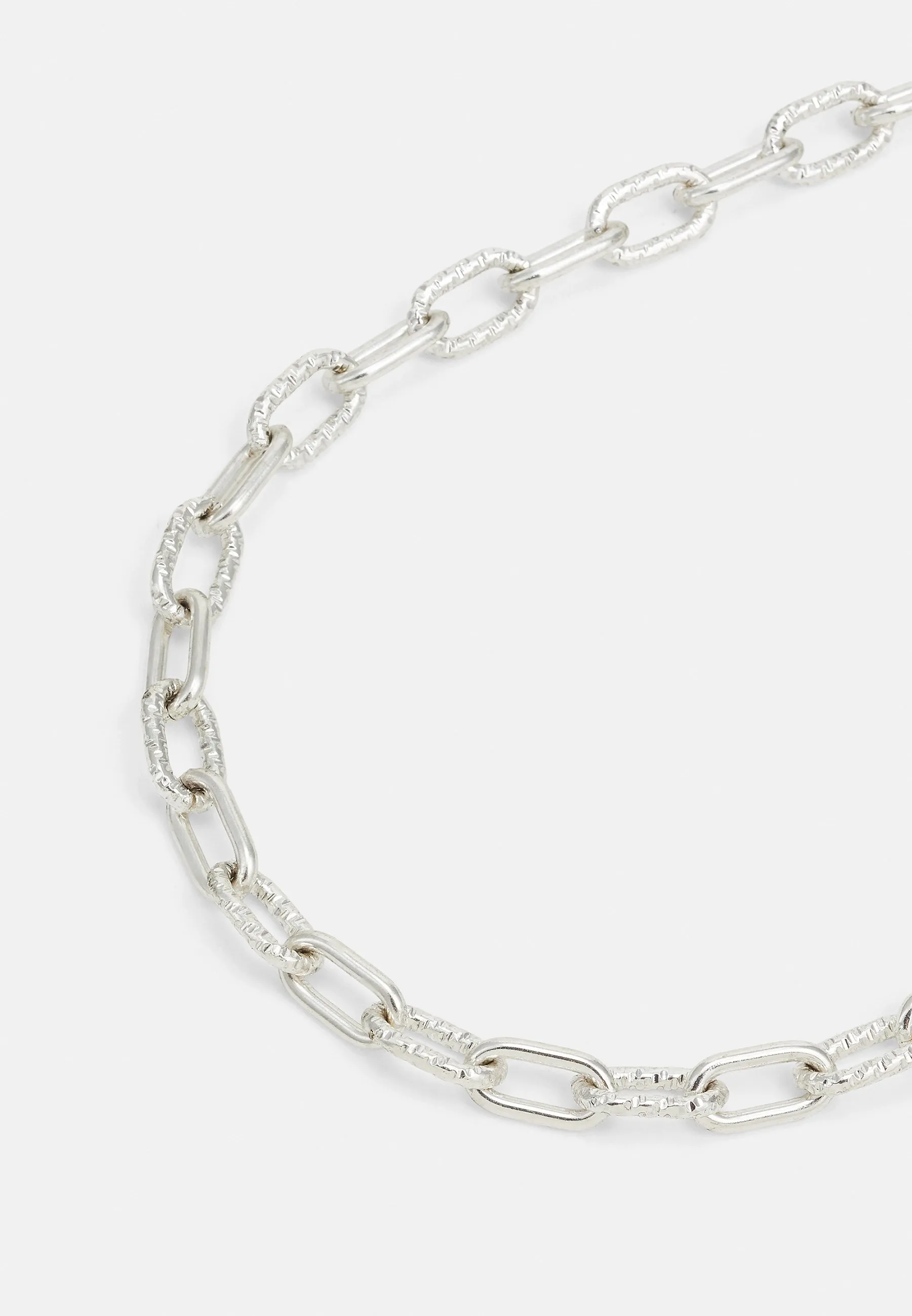 CUT LINK CHAIN NECKLACE - Collana