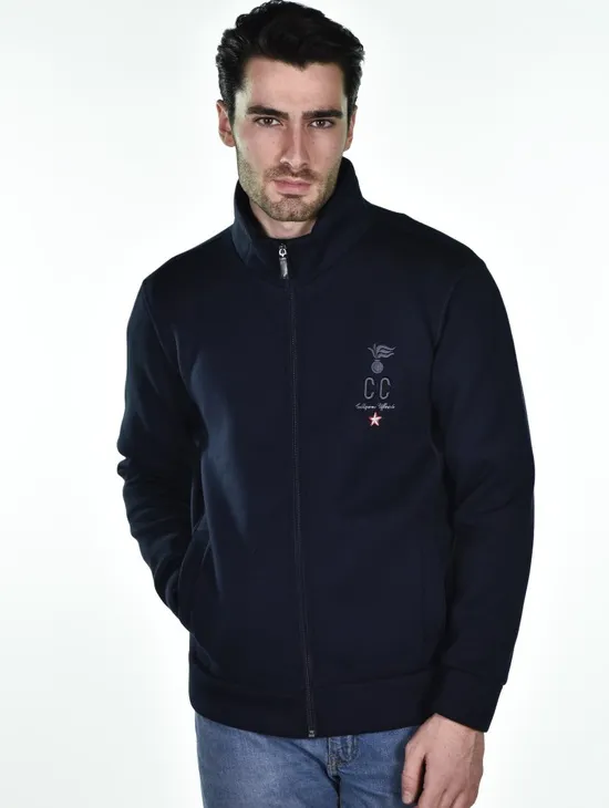Daga Giacca Full Zip Blu Navy Uomo