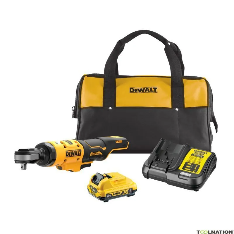 DeWalt DCF503D1-QW Chiave a cricchetto angolare a batteria 3/8" 12V 1 x 2,0Ah Li-Ion