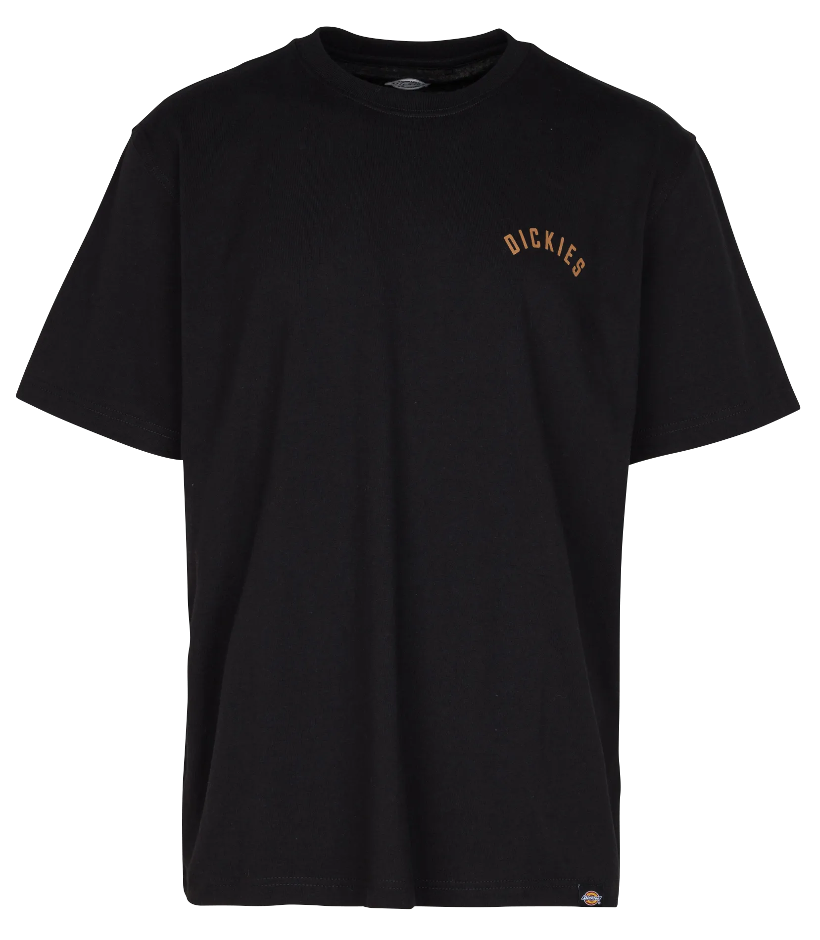  DICKIES   DICKIES PANTHER - T-shirt dritta scollo tondo in cotone | Nero